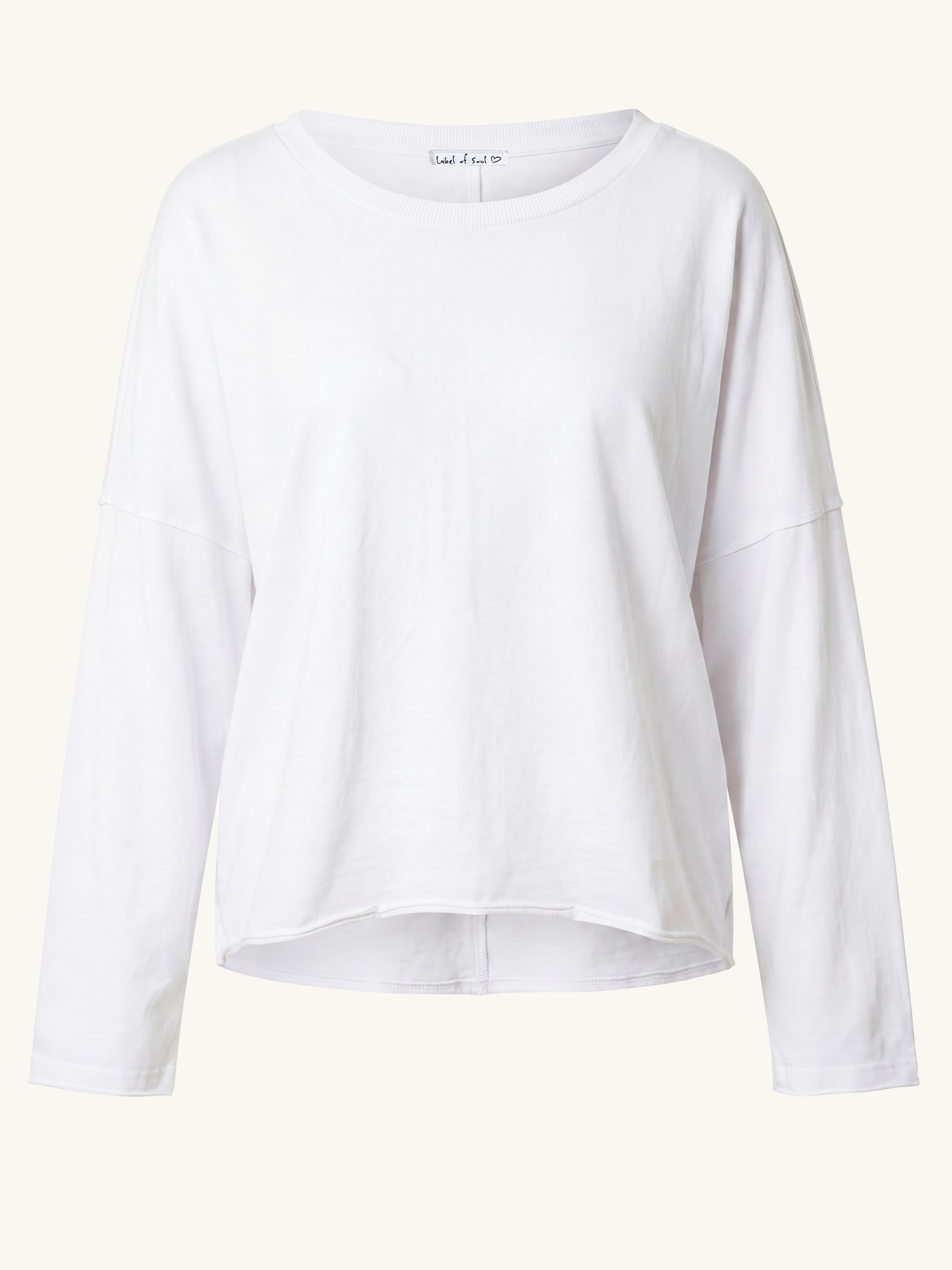 Basic Oversize Loungewear Shirt - Weiss