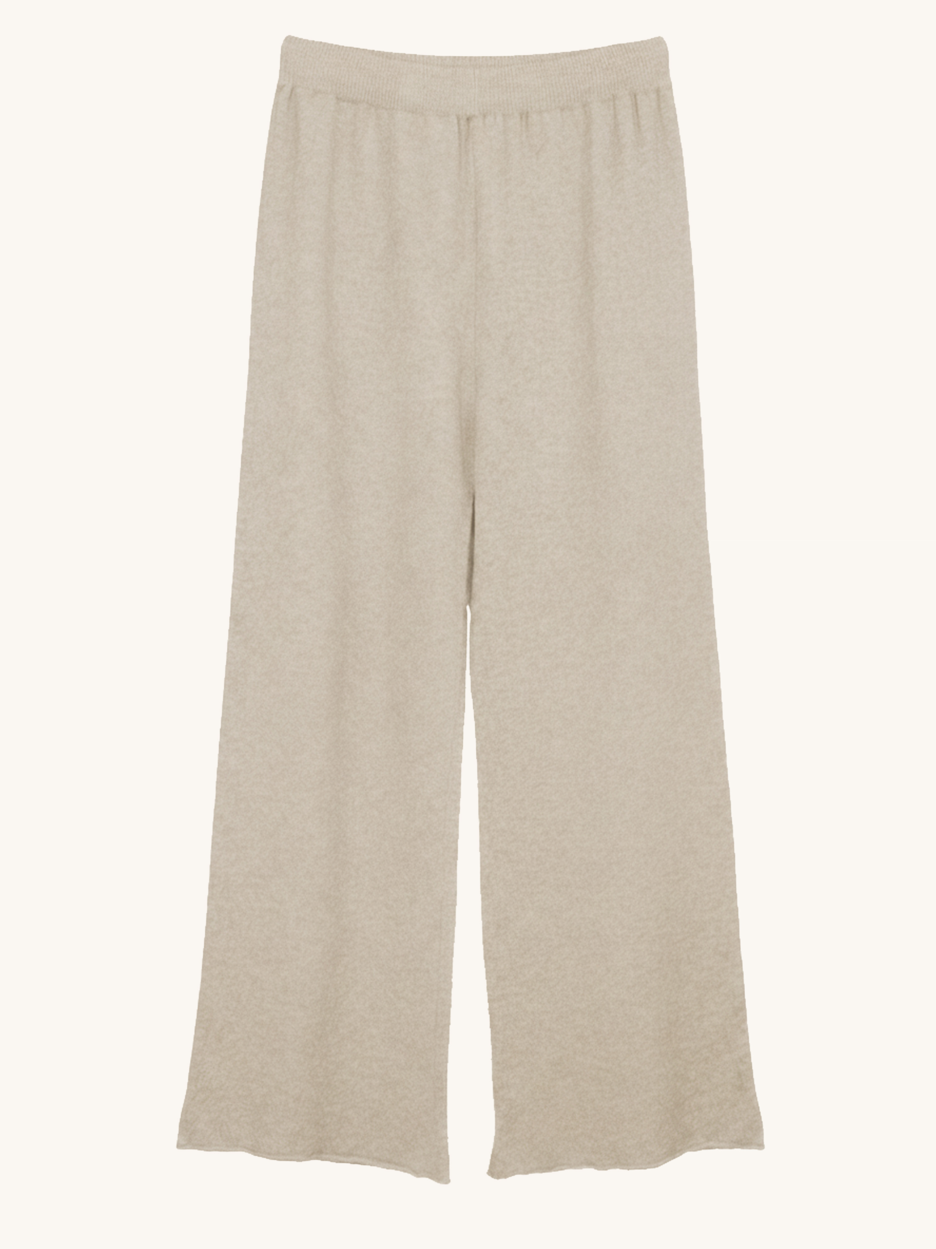 Viskose Strickhose - Oatmeal Viskose Strickhose - Oatmeal