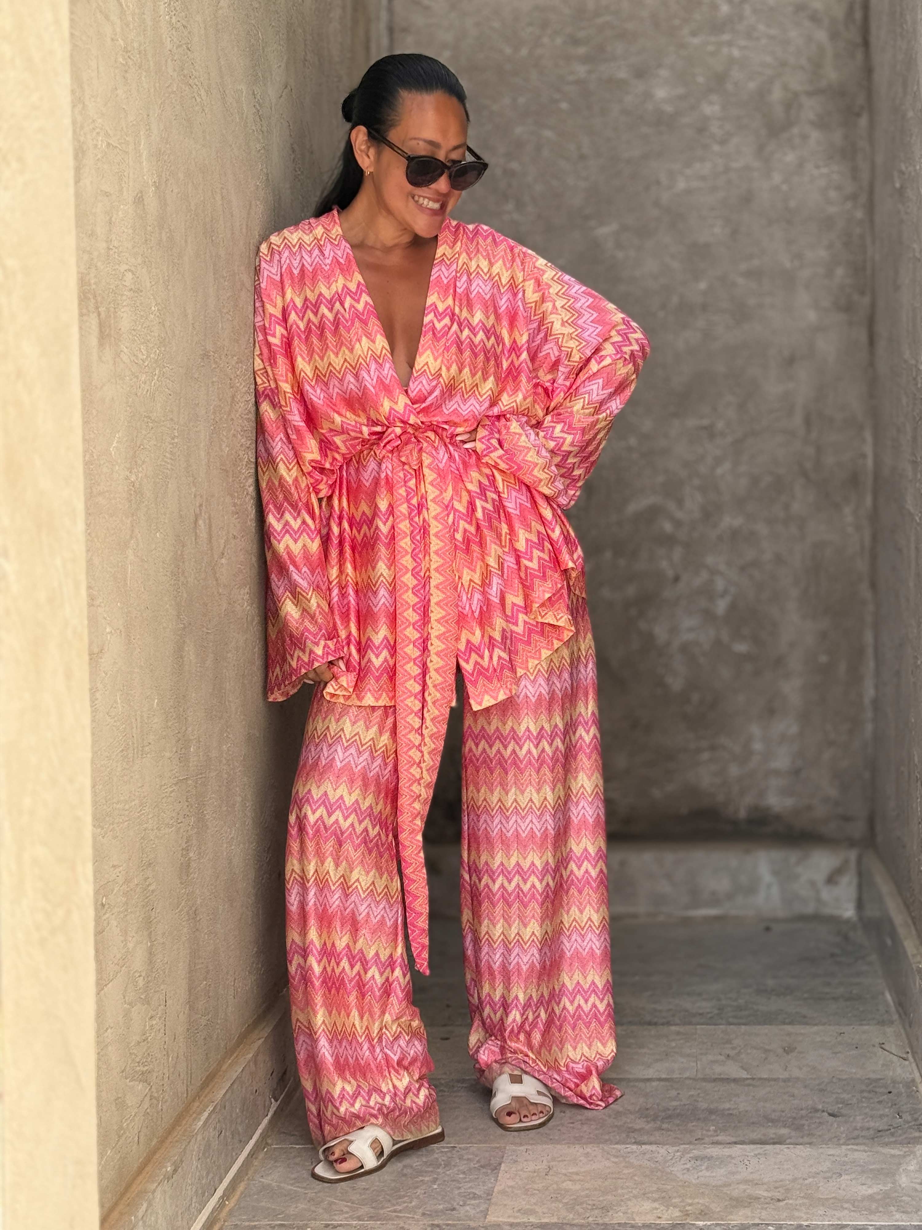 Palazzo Oversize Hose - IBIZA BREEZE - Tropical Paradise Palazzo Oversize Hose - IBIZA BREEZE - Tropical Paradise