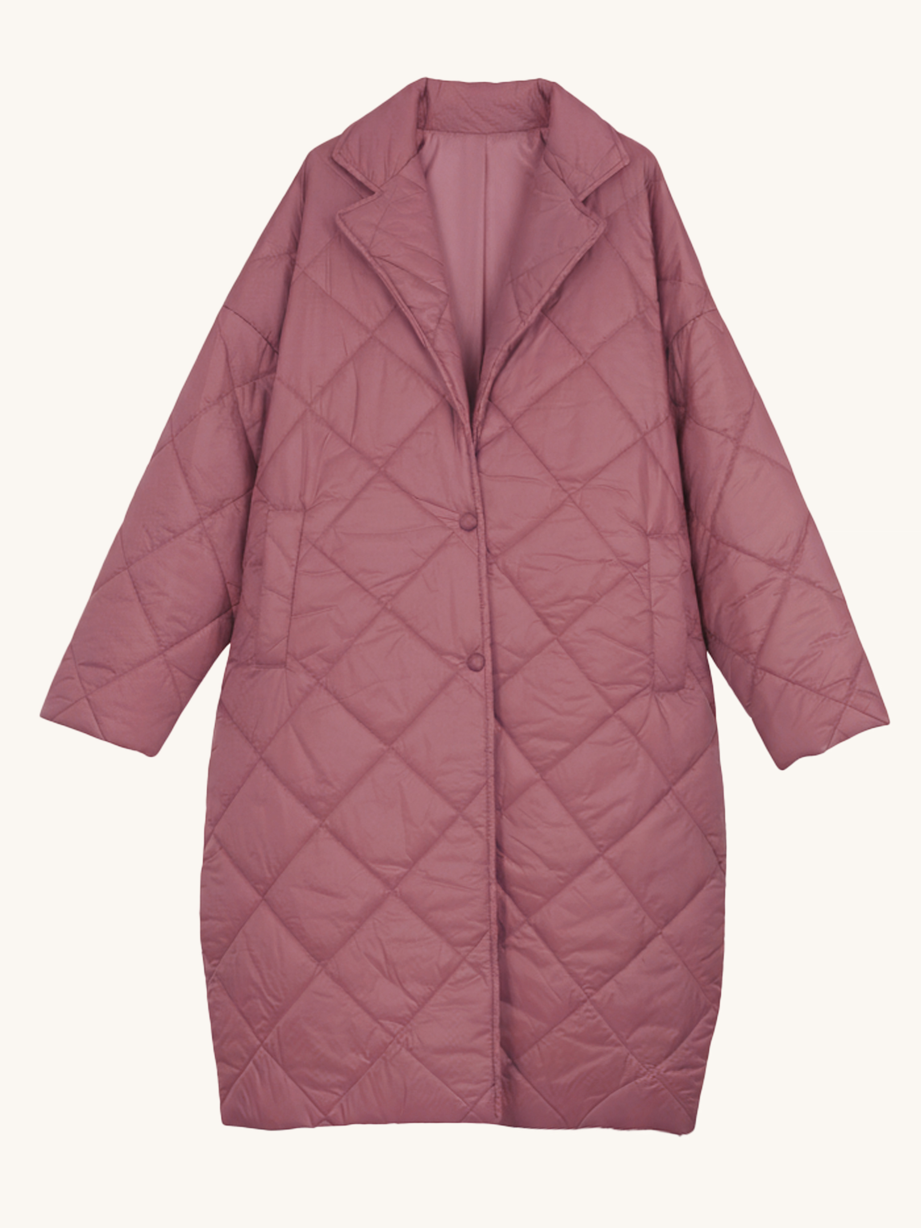 Leichter Steppmantel - Beere Leichter Steppmantel - Beere