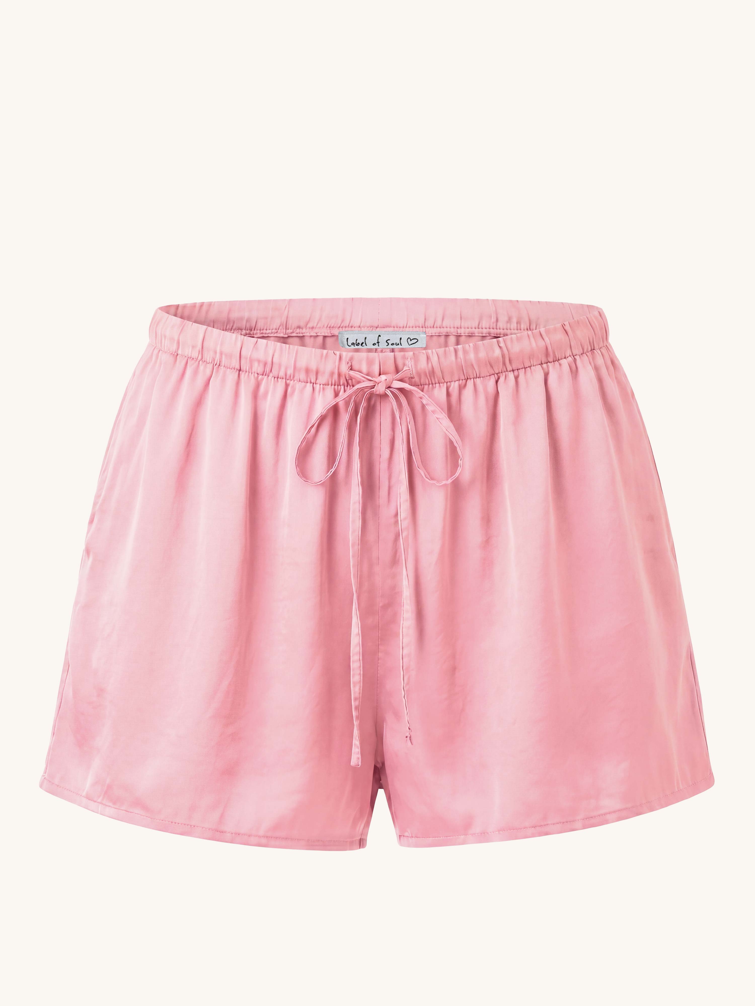 Viskose Bermuda Shorts - ELEGANCE - Rosa