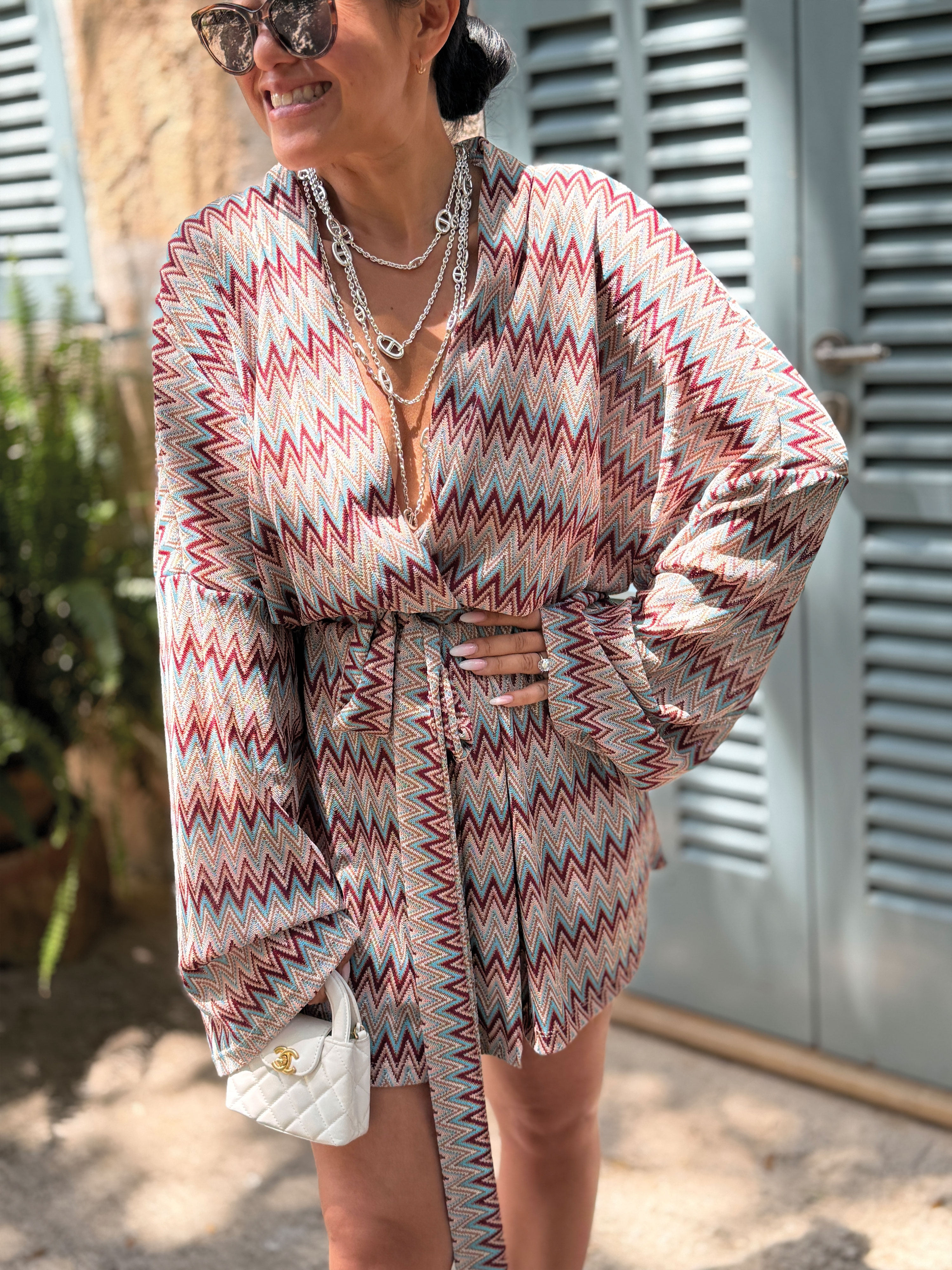 Wickel Kimono Jacke - IBIZA BREEZE - Burgundi Wickel Kimono Jacke - IBIZA BREEZE - Burgundi
