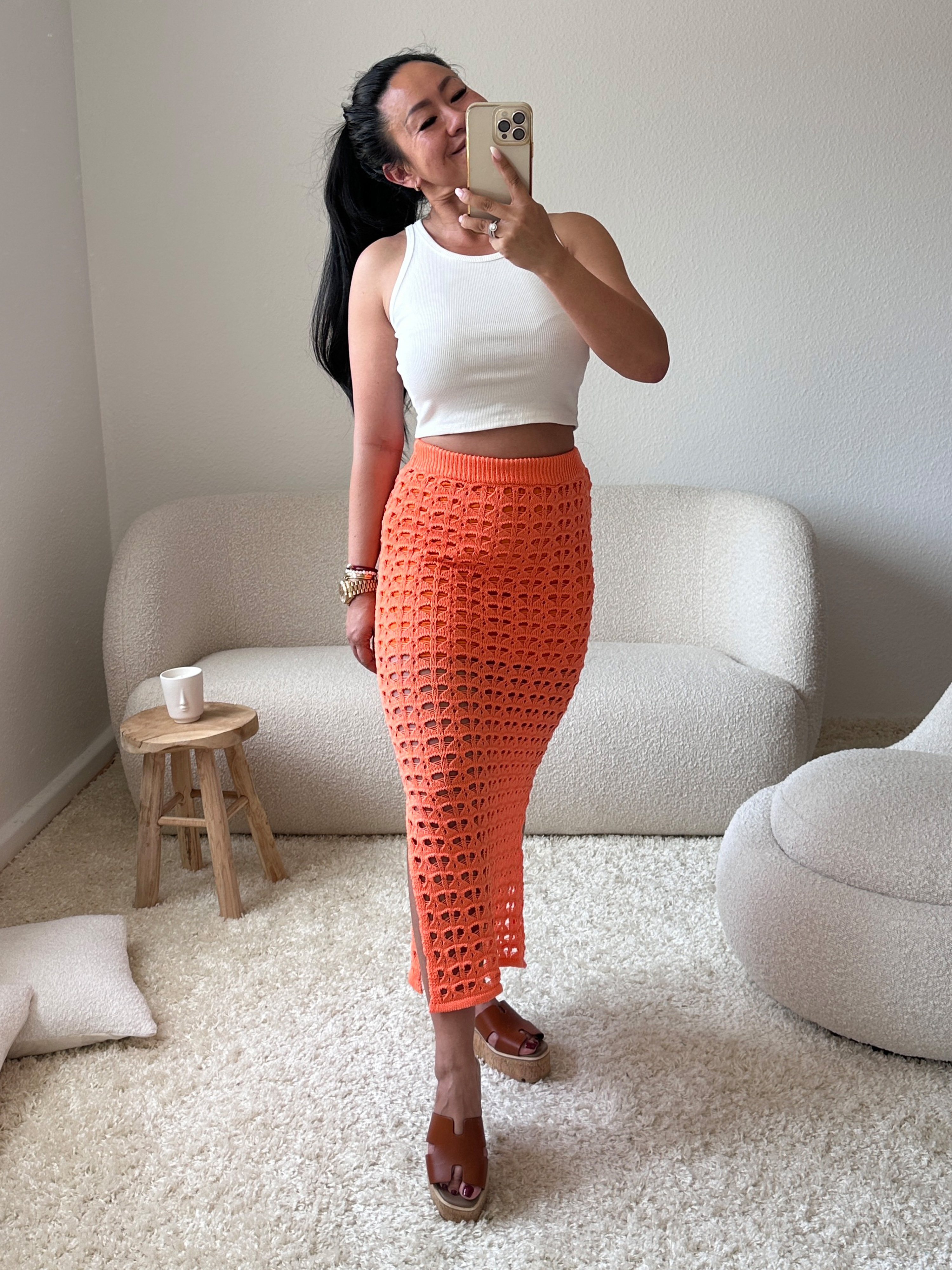 Häkel Beachrock - Koralle