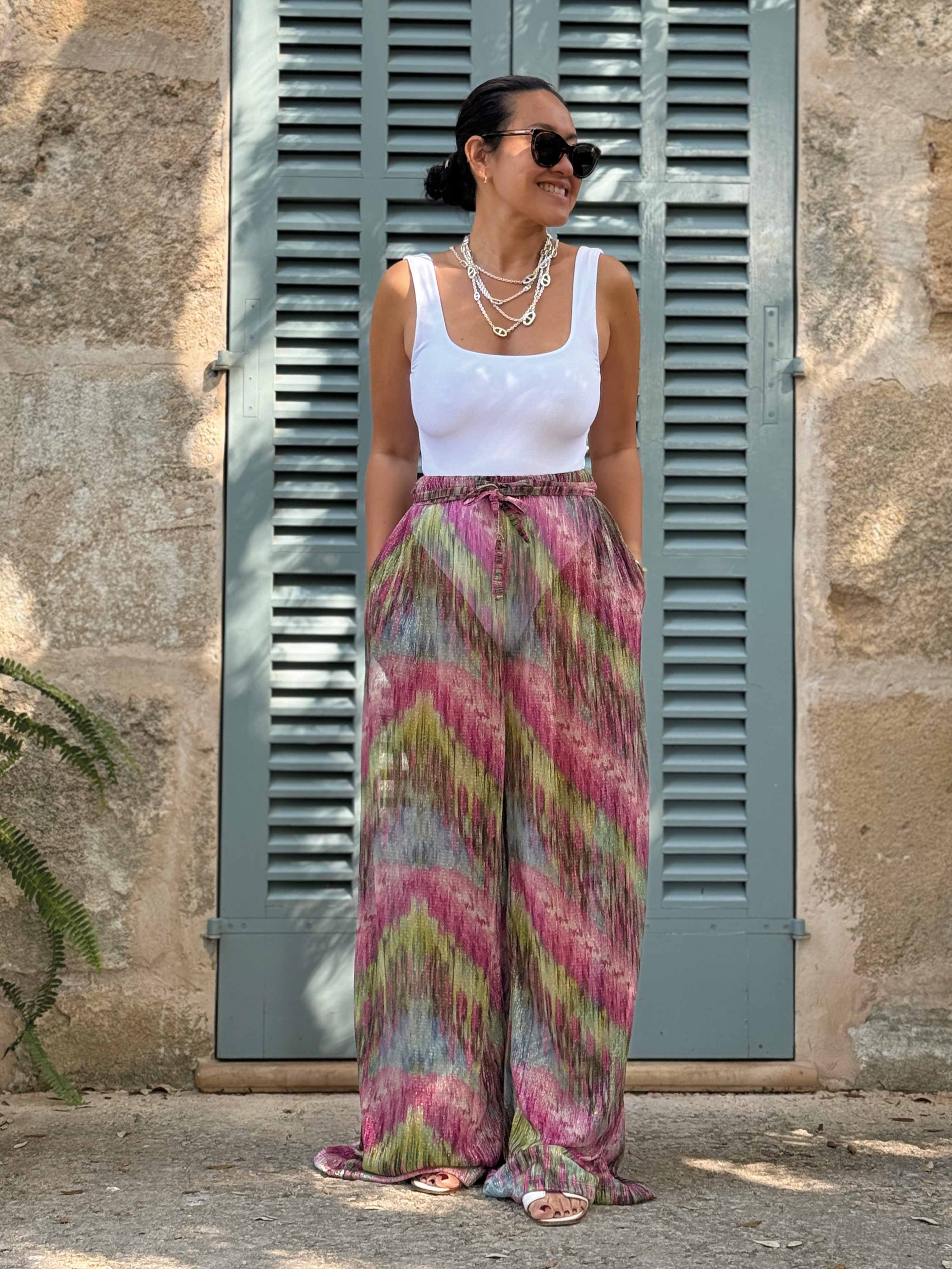 Palazzo Oversize Hose - LOTUS - Glow Pink