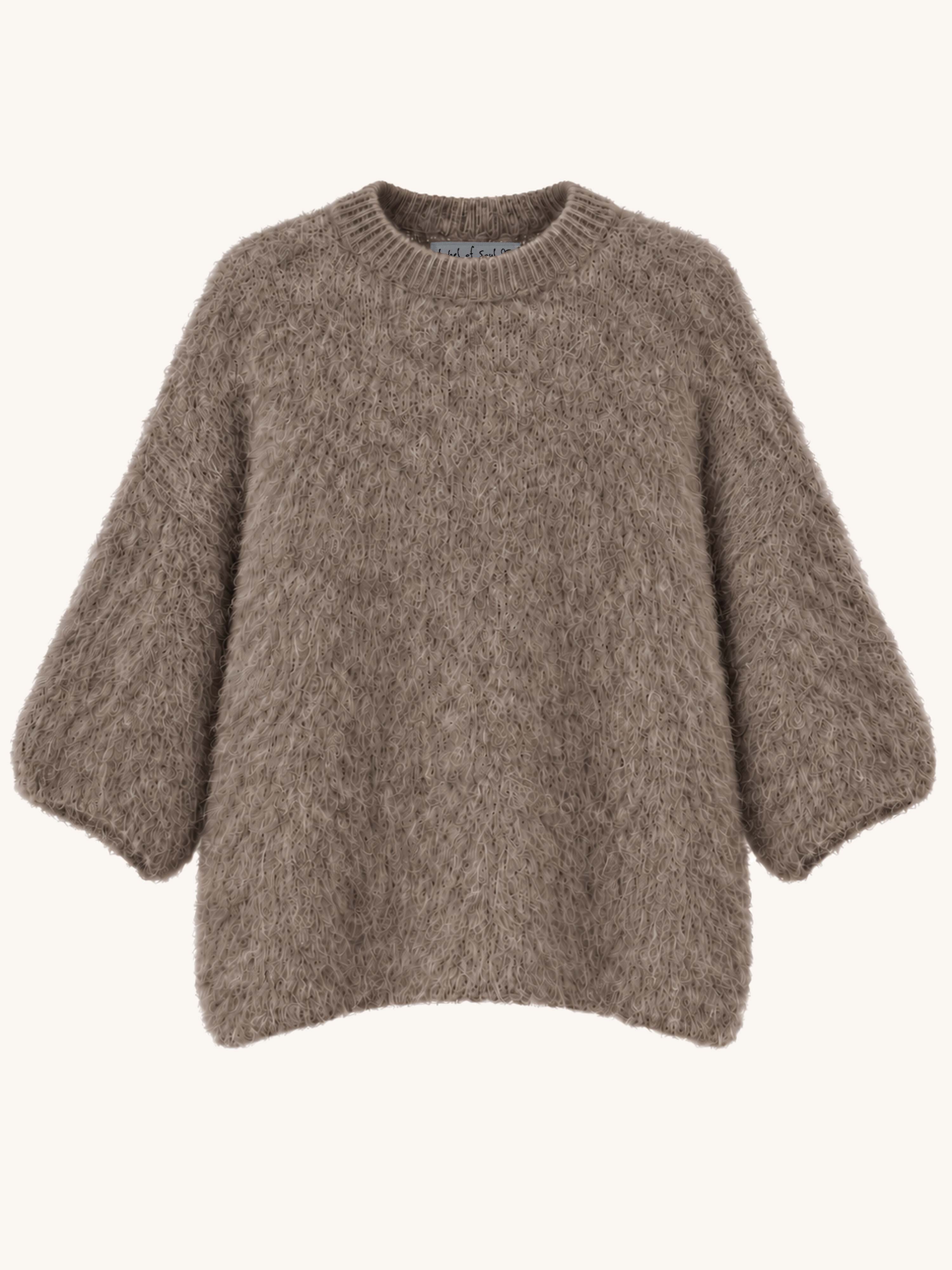 Mid-Sleeve Pullover - FLUFFY - Fango