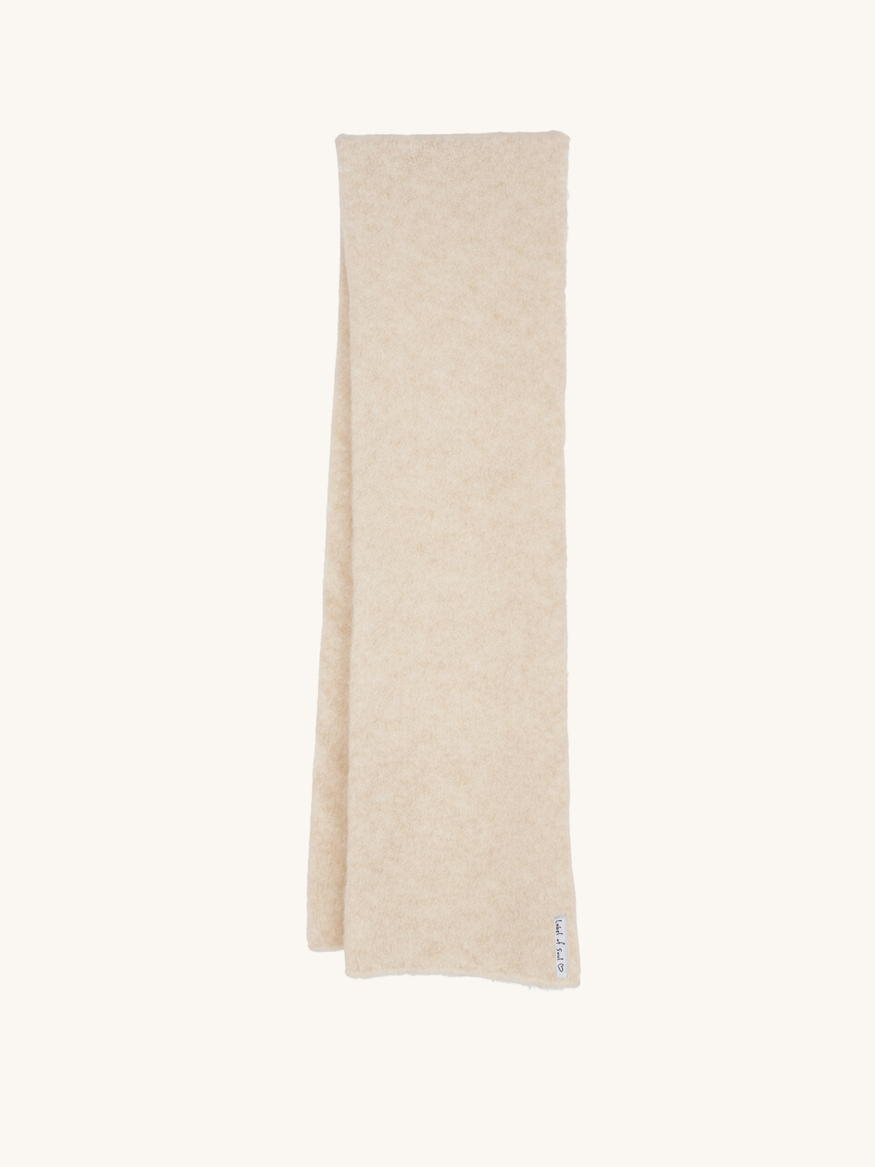XXL Schal mit Alpakawollanteil - Creme XXL Schal mit Alpakawollanteil - Creme