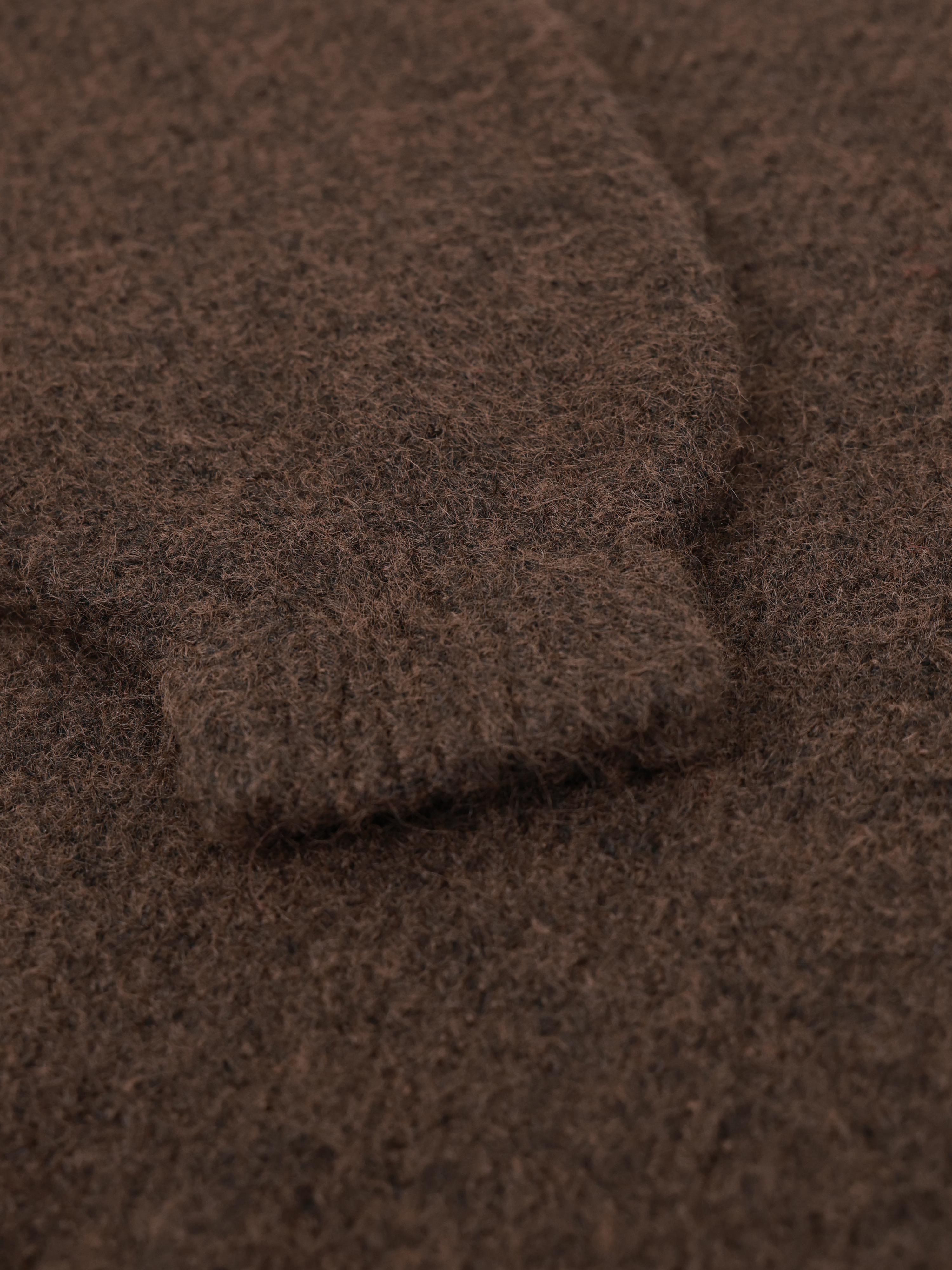 Rock mit Alpakawollanteil - Schoko