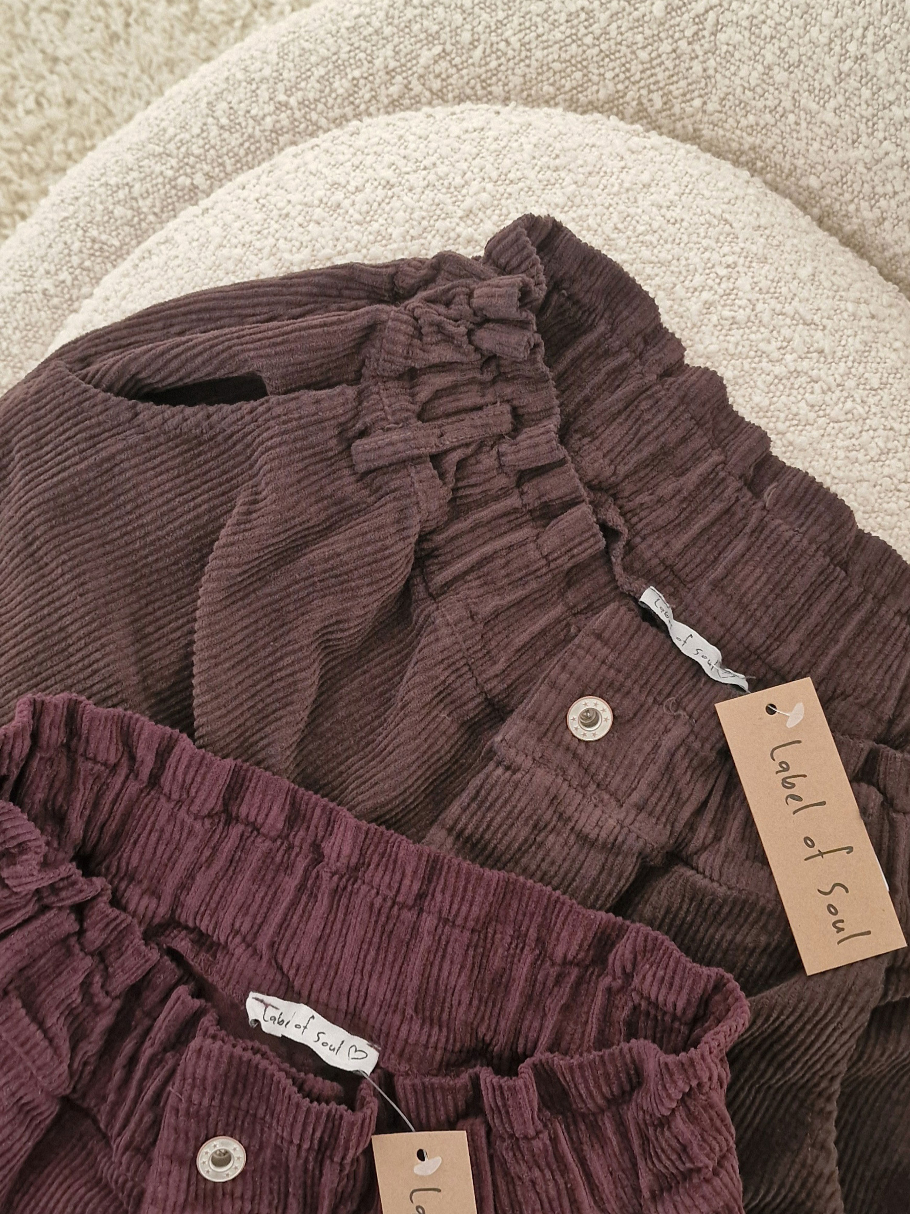Paperbag Cordhose - Merlot - L/XL Paperbag Cordhose - Merlot - L/XL