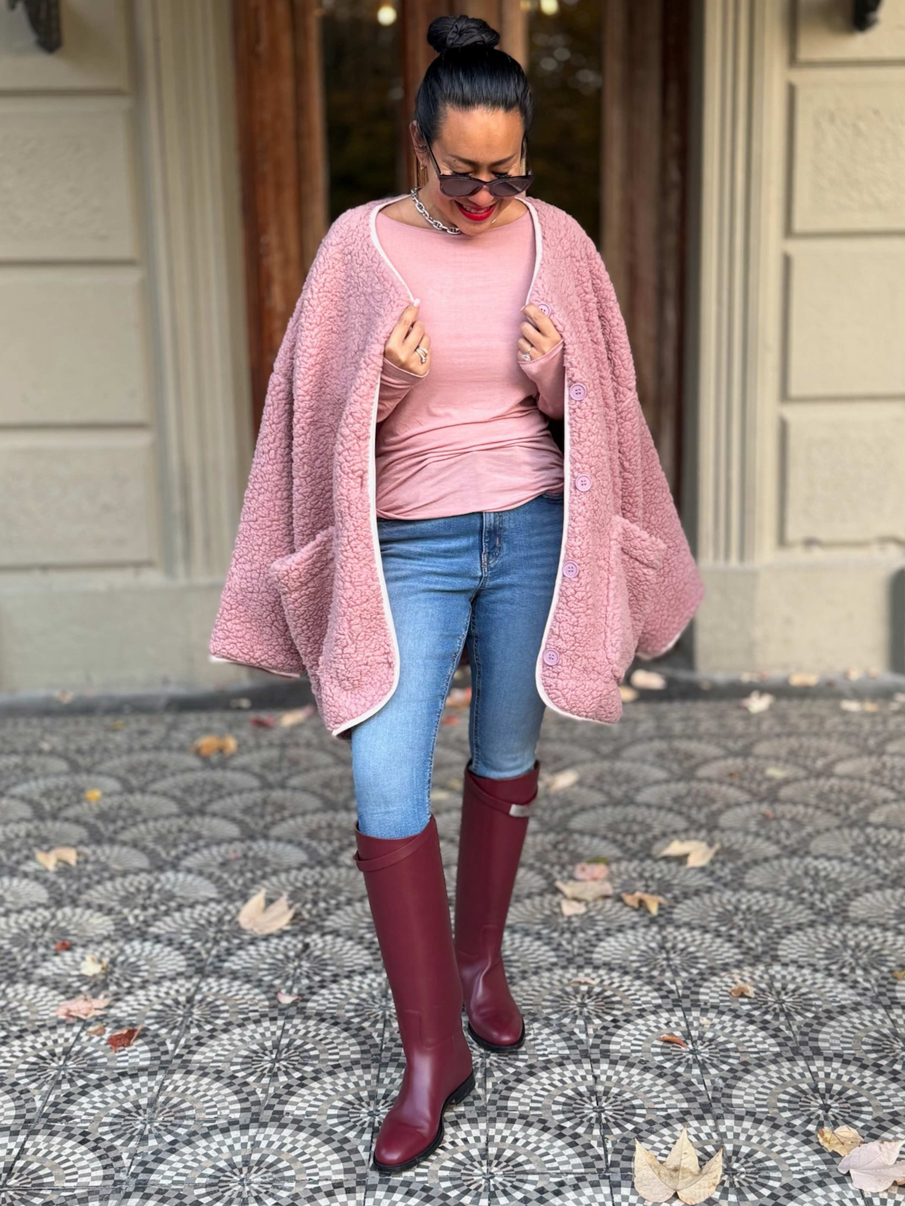 Teddylook Oversize Jacke - ICON - Blush