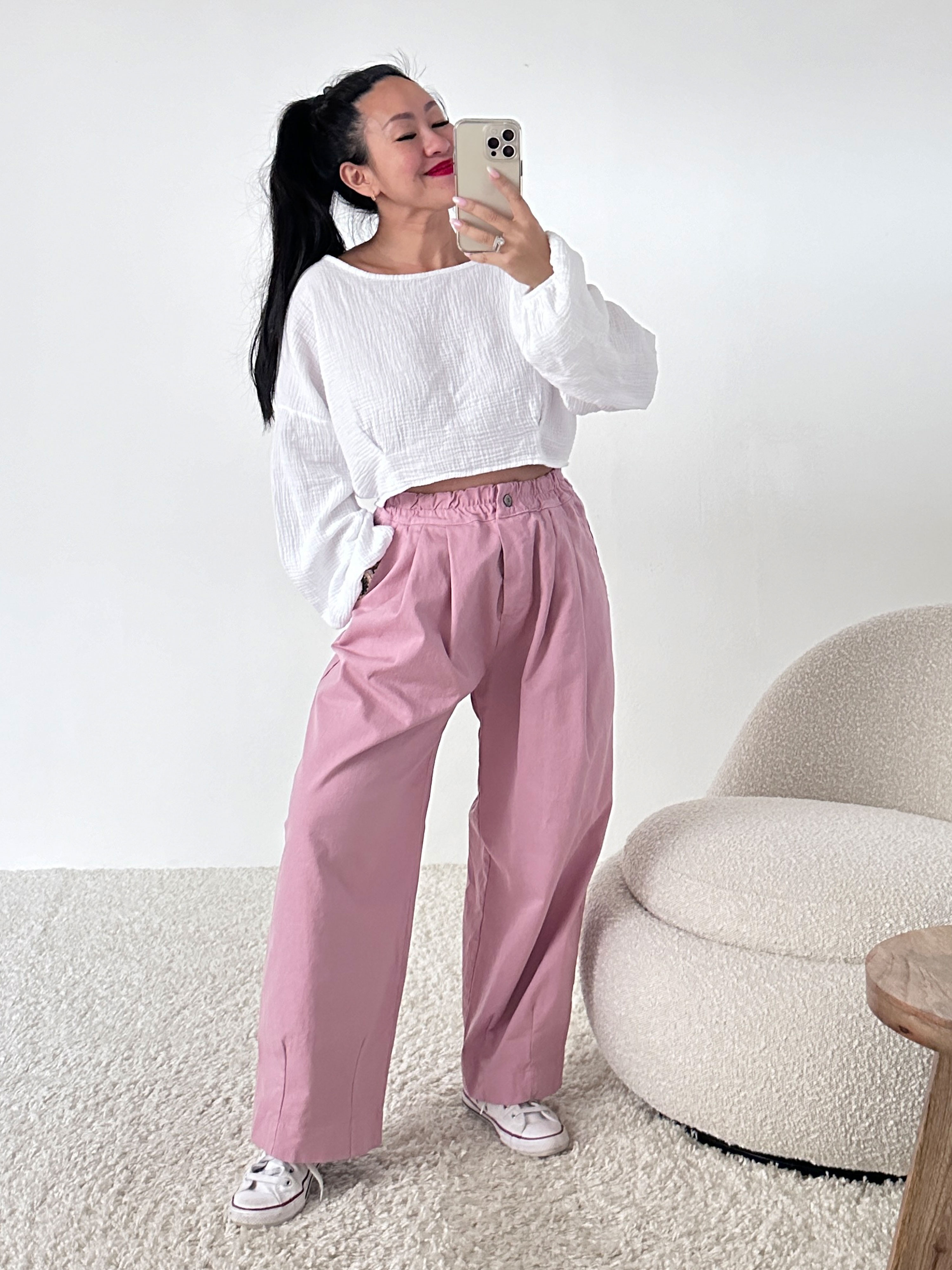 Mom fit Jeans - Blush