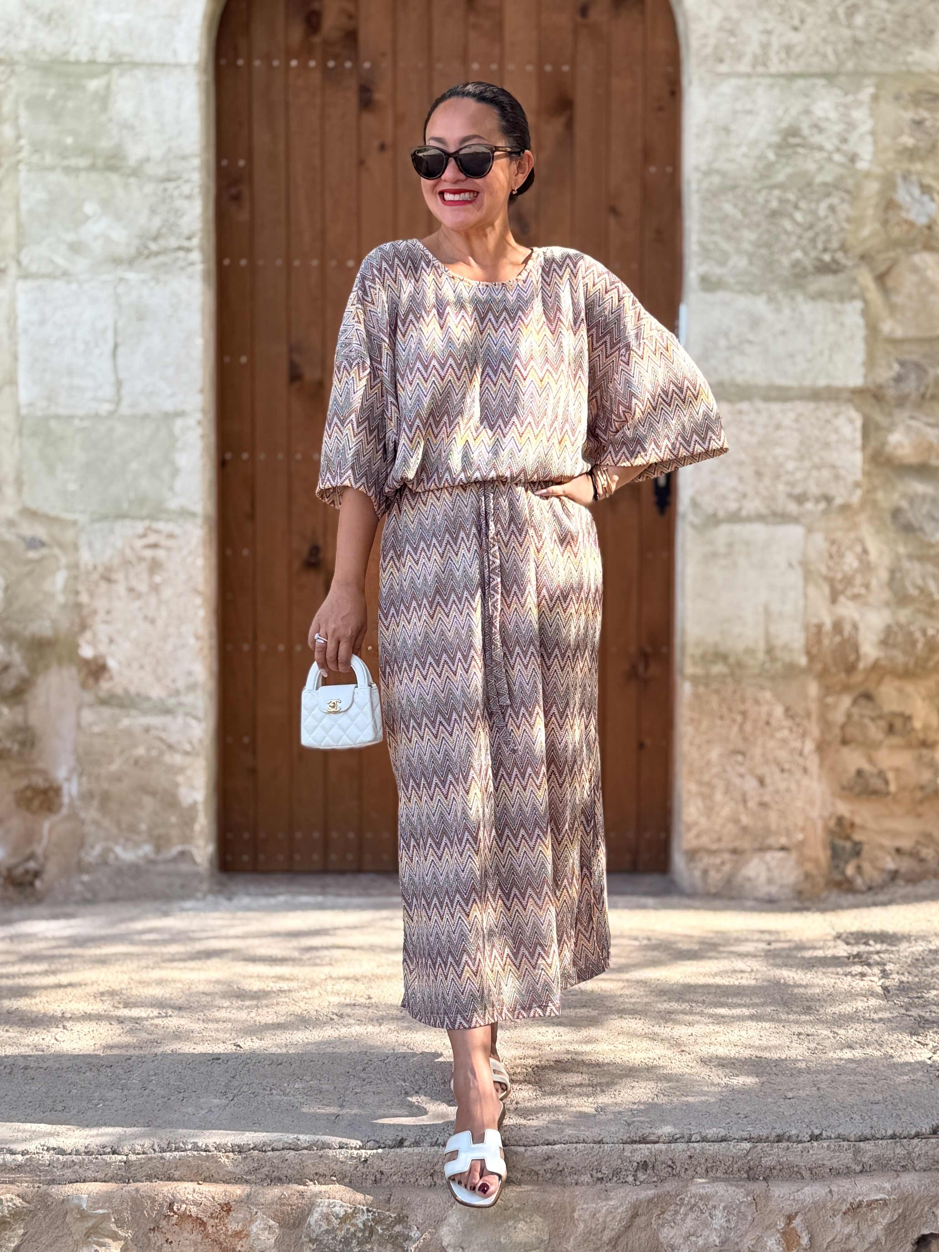 Kurzarm Kleid - IBIZA BREEZE - Matchalino