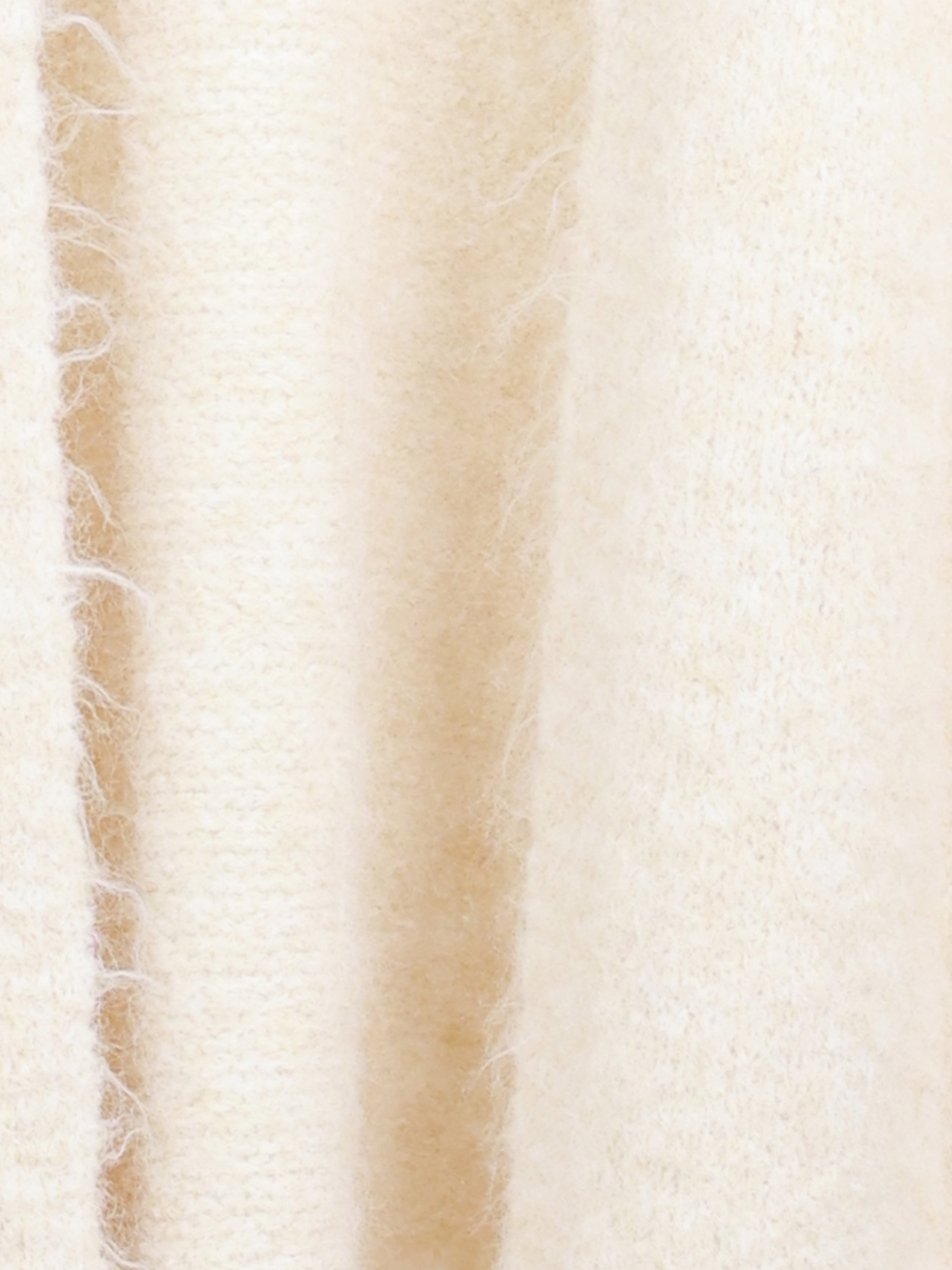 Strickmantel mit Alpakawollanteil - Creme