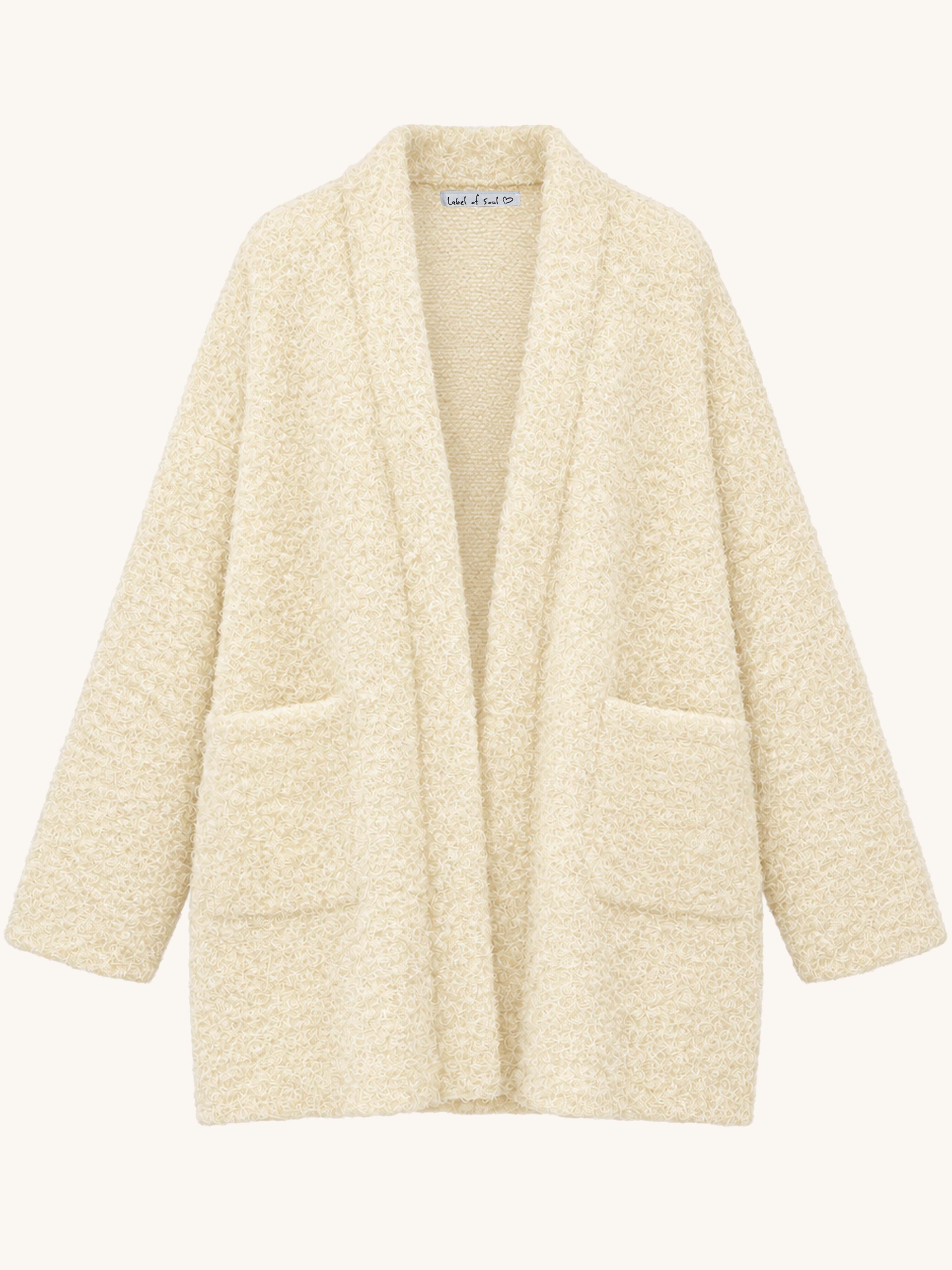Oversize Blazer Jacke - HENRY - Creme