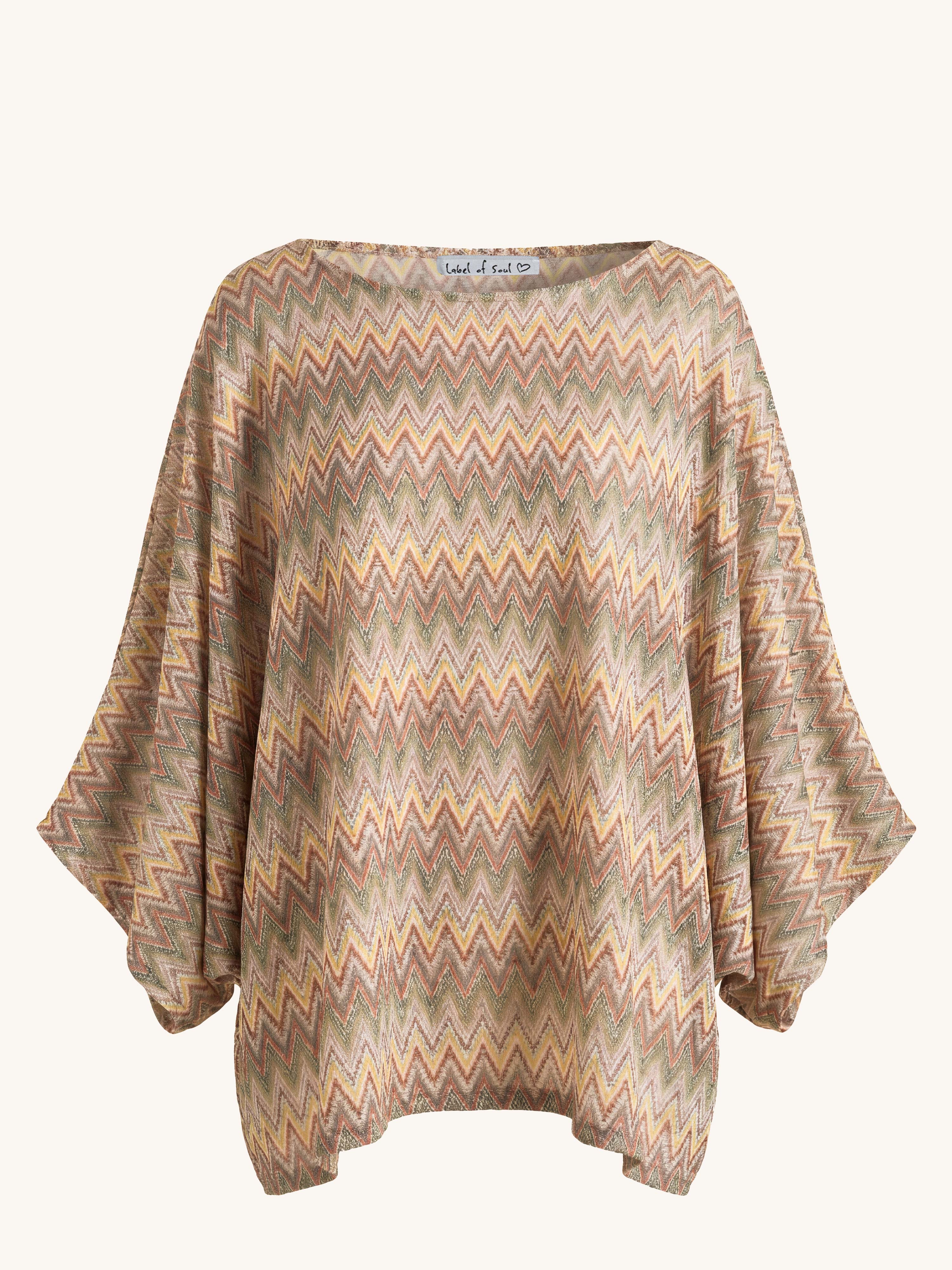Oversize Poncho - IBIZA BREEZE - Matchalino