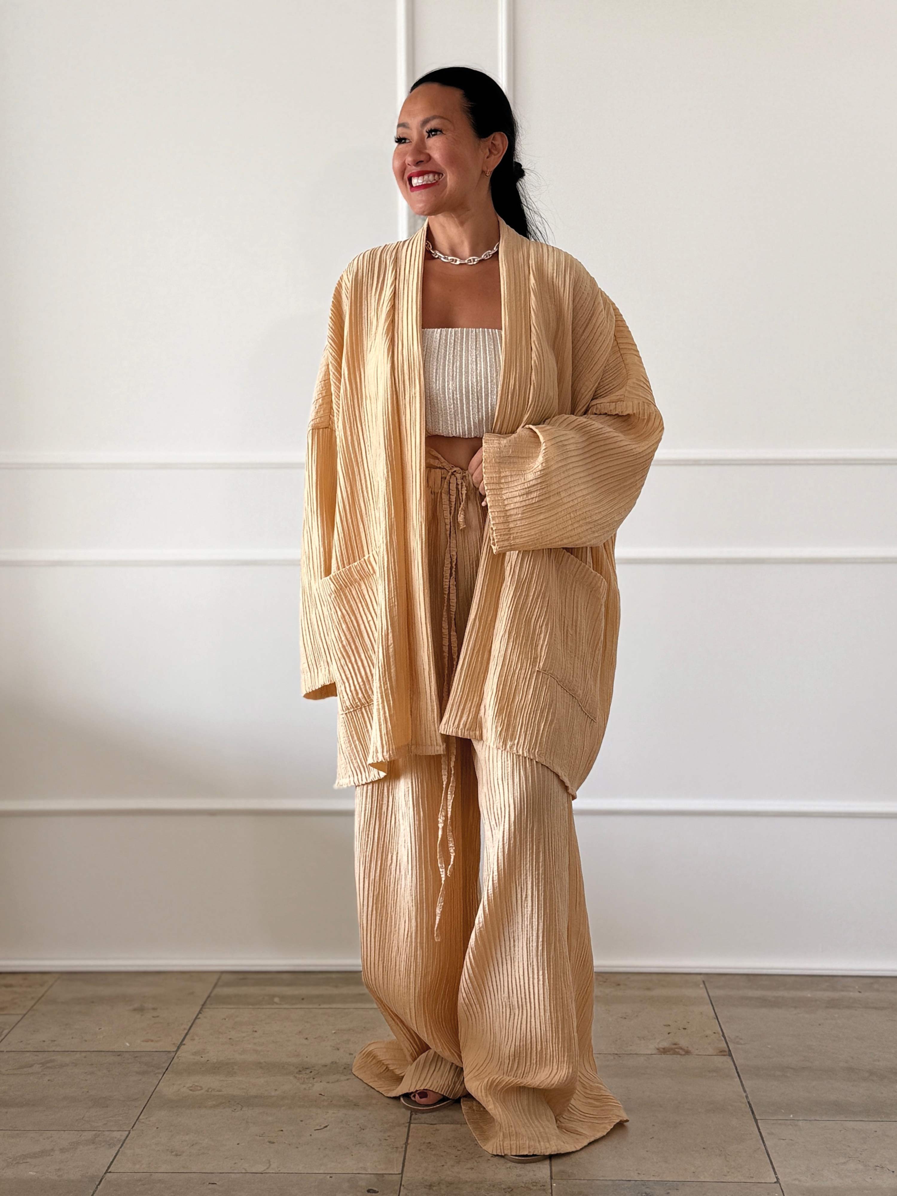Wickel Kimono Jacke - NOA - Chai Wickel Kimono Jacke - NOA - Chai