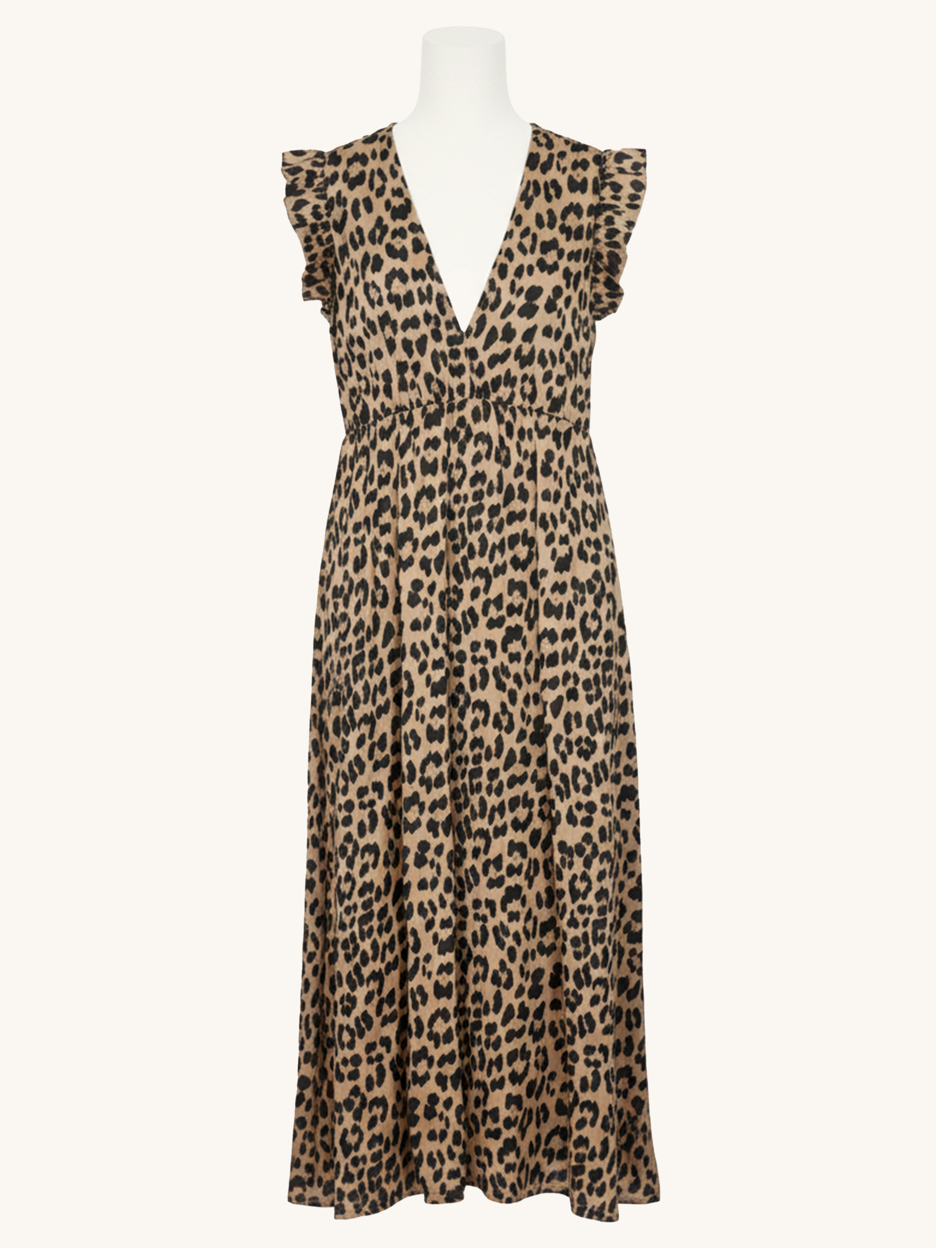 LIMITED Viskose Kleid Soho mit Seidenanteil - Leo Camel