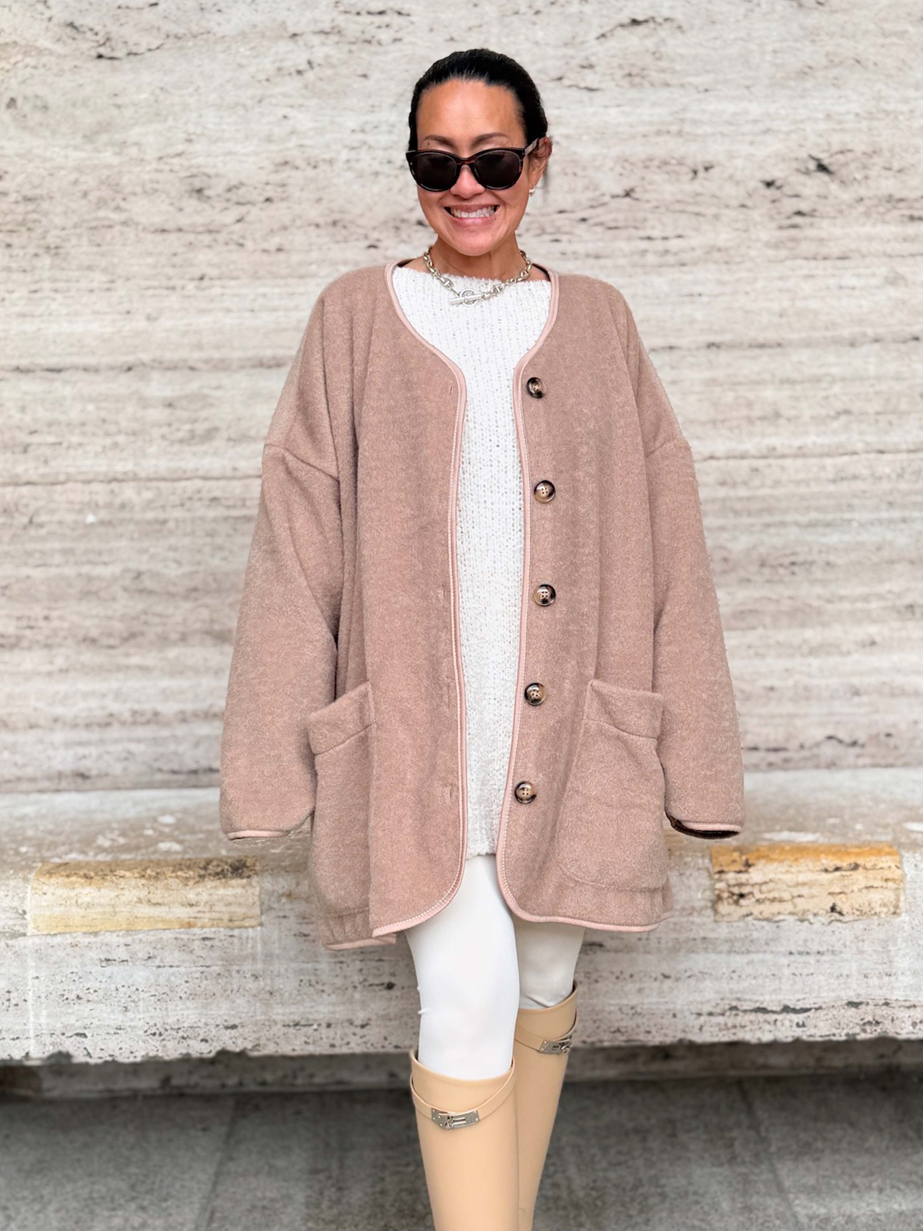 Oversize Jacke - SIGNATURE - Chestnut