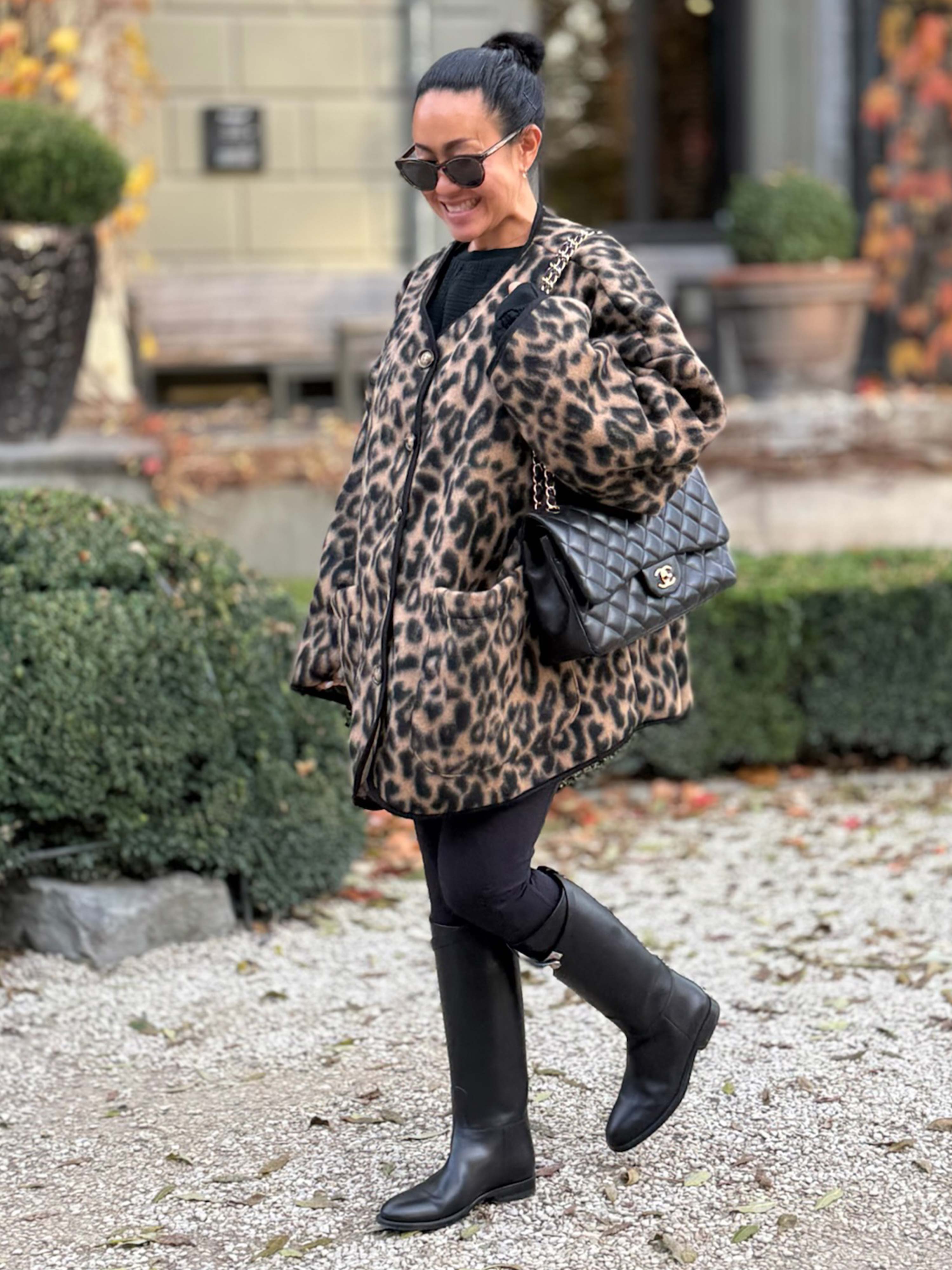 Oversize Jacke Button - SIGNATURE - Leo Camel