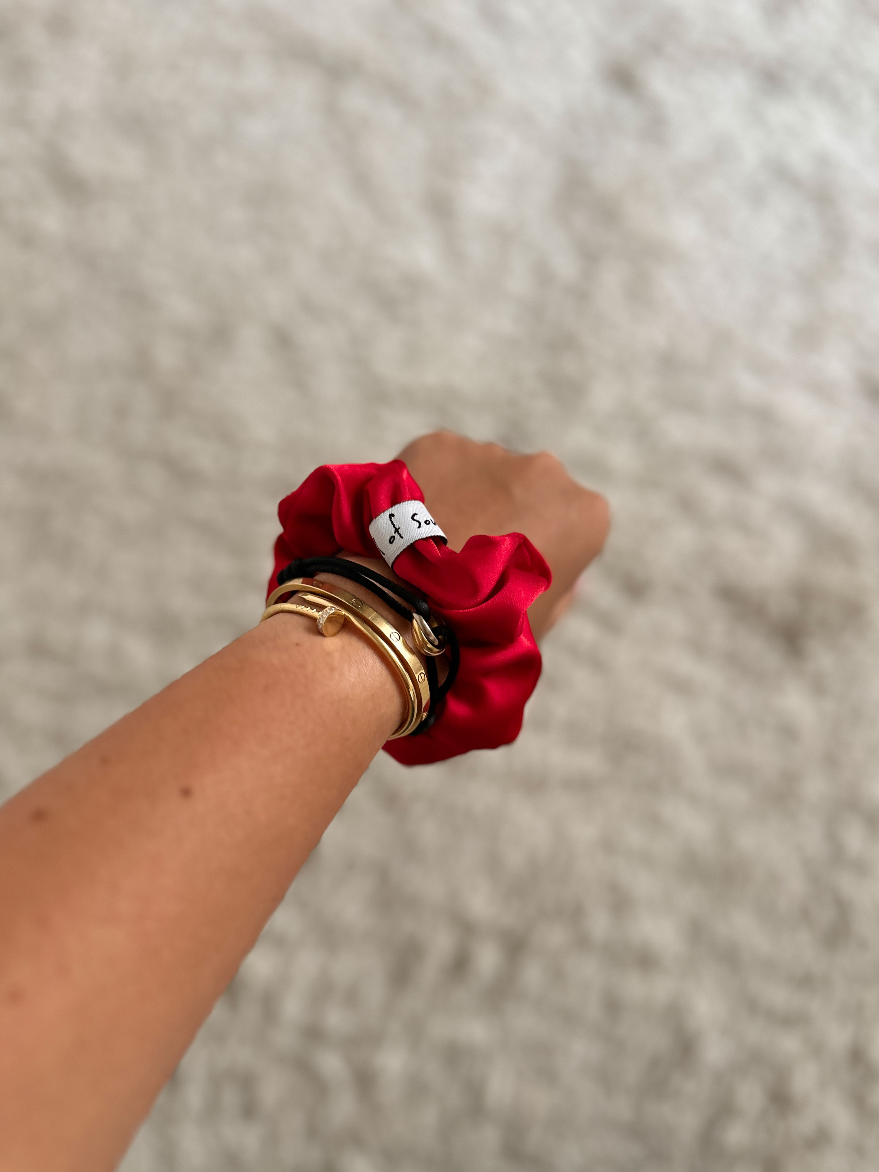Haargummi - Scrunchie - Rot Haargummi - Scrunchie - Rot