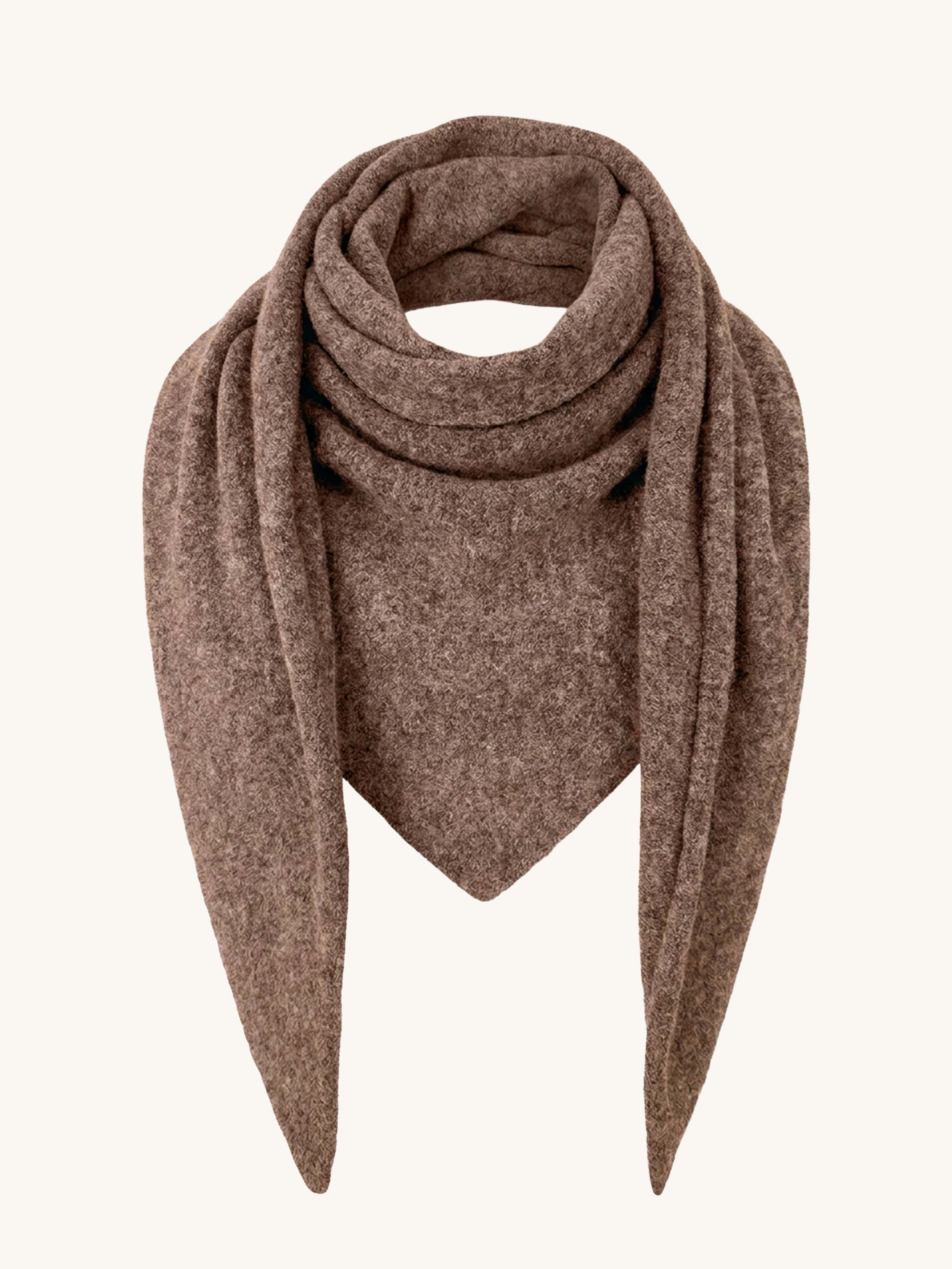 Soft Alpaka Dreiecksschal - Fango