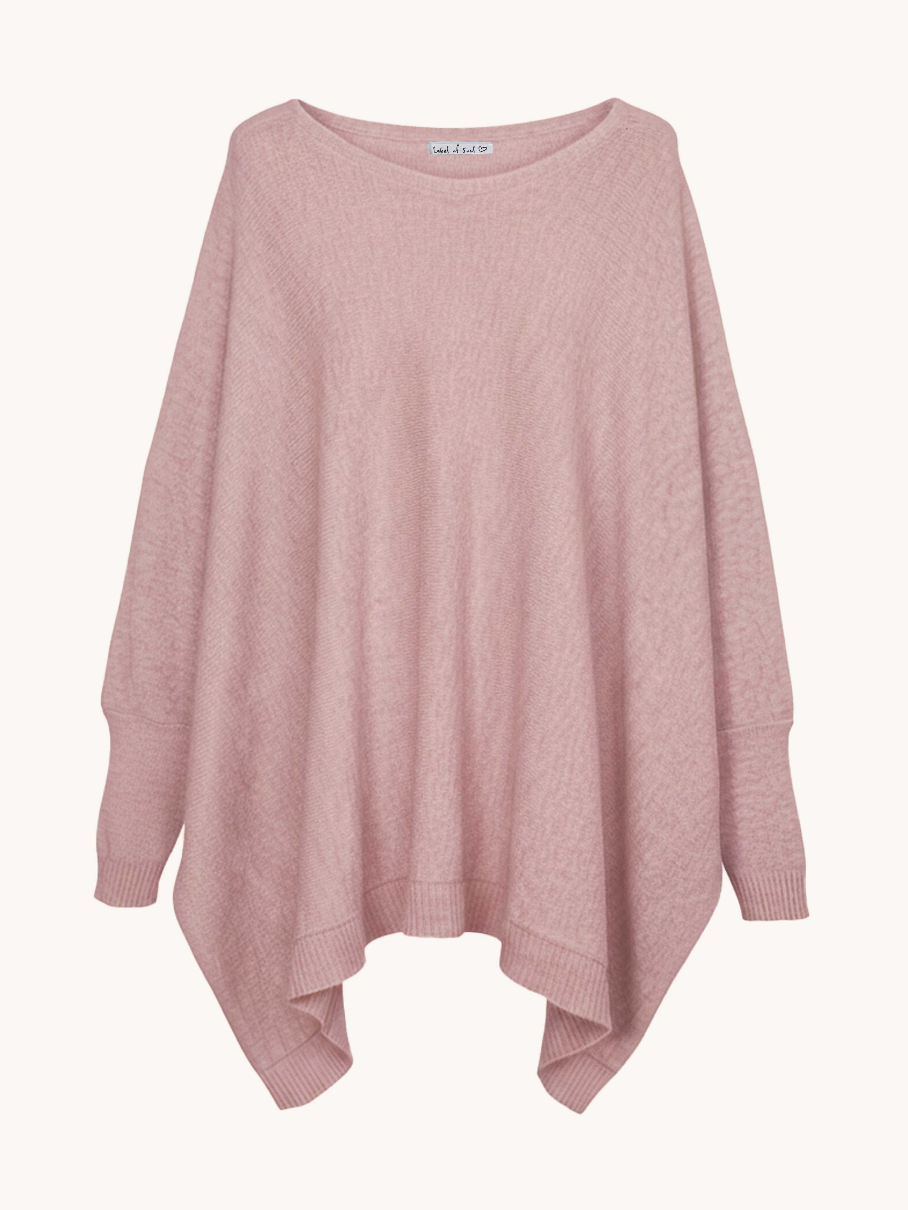 Oversize Viskose Pullover TALL - Blush Oversize Viskose Pullover TALL - Blush