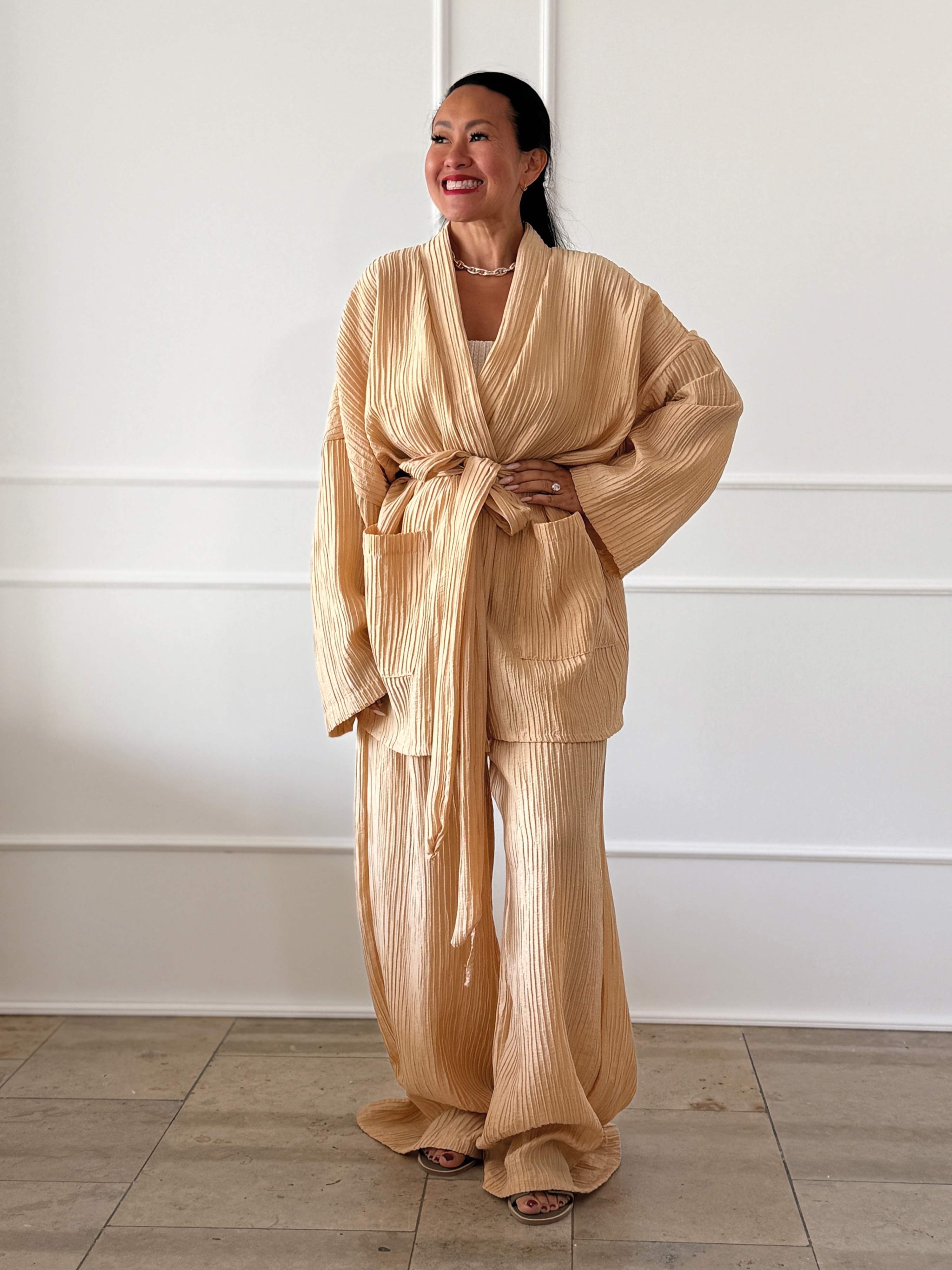 Wickel Kimono Jacke - NOA - Chai