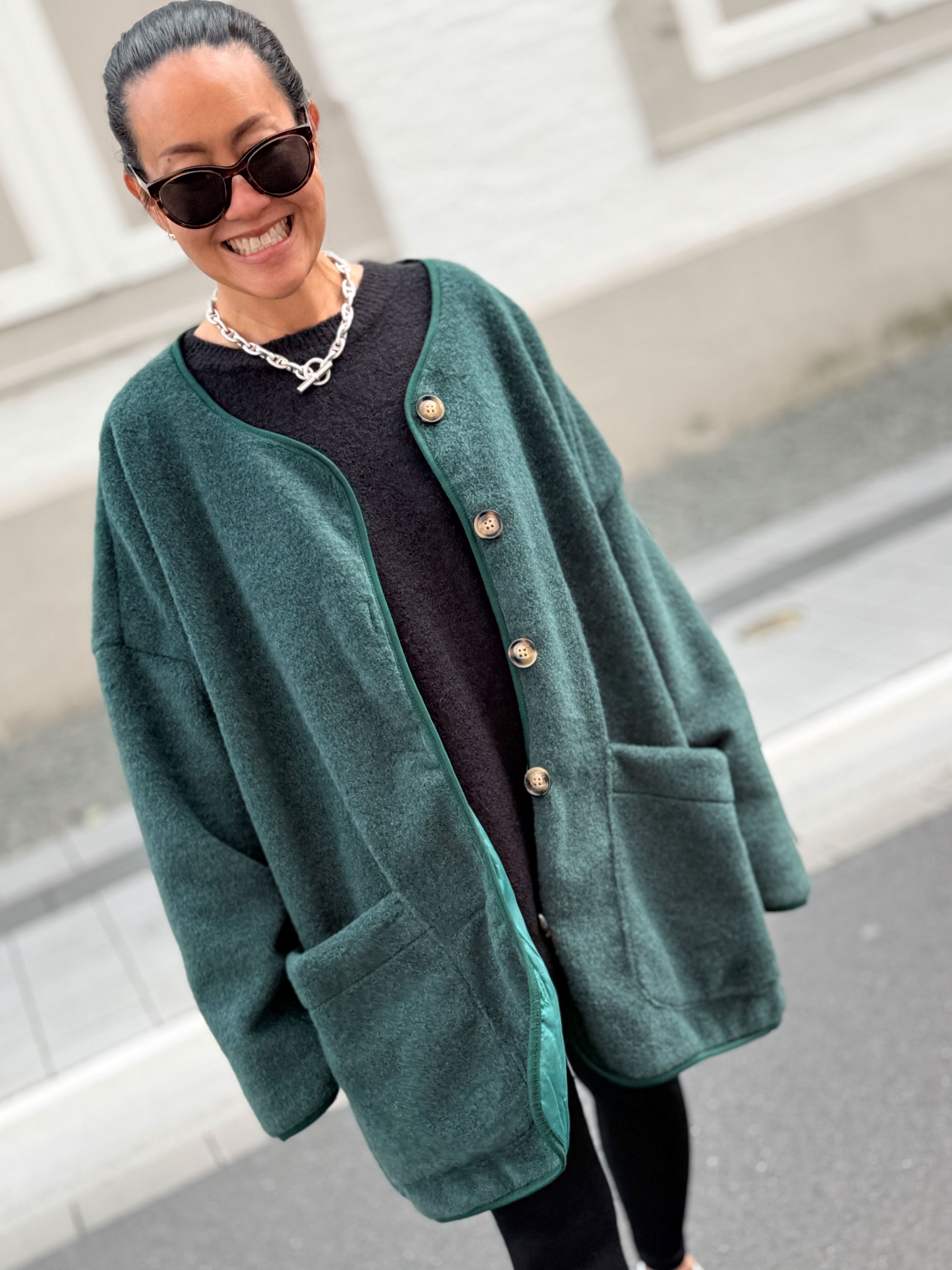 Oversize Jacke - SIGNATURE - Pine