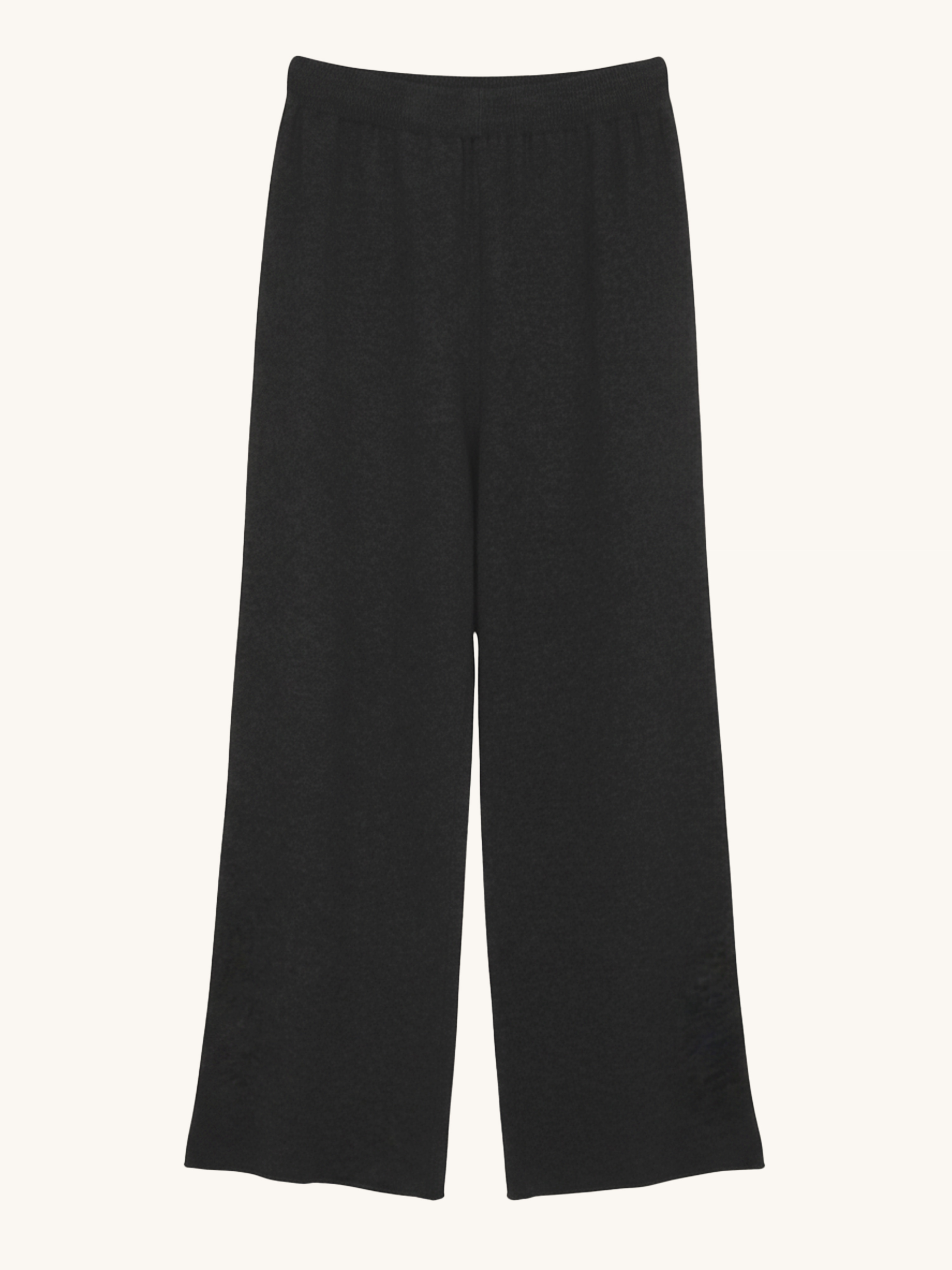 Viskose Strickhose - Schwarz Viskose Strickhose - Schwarz