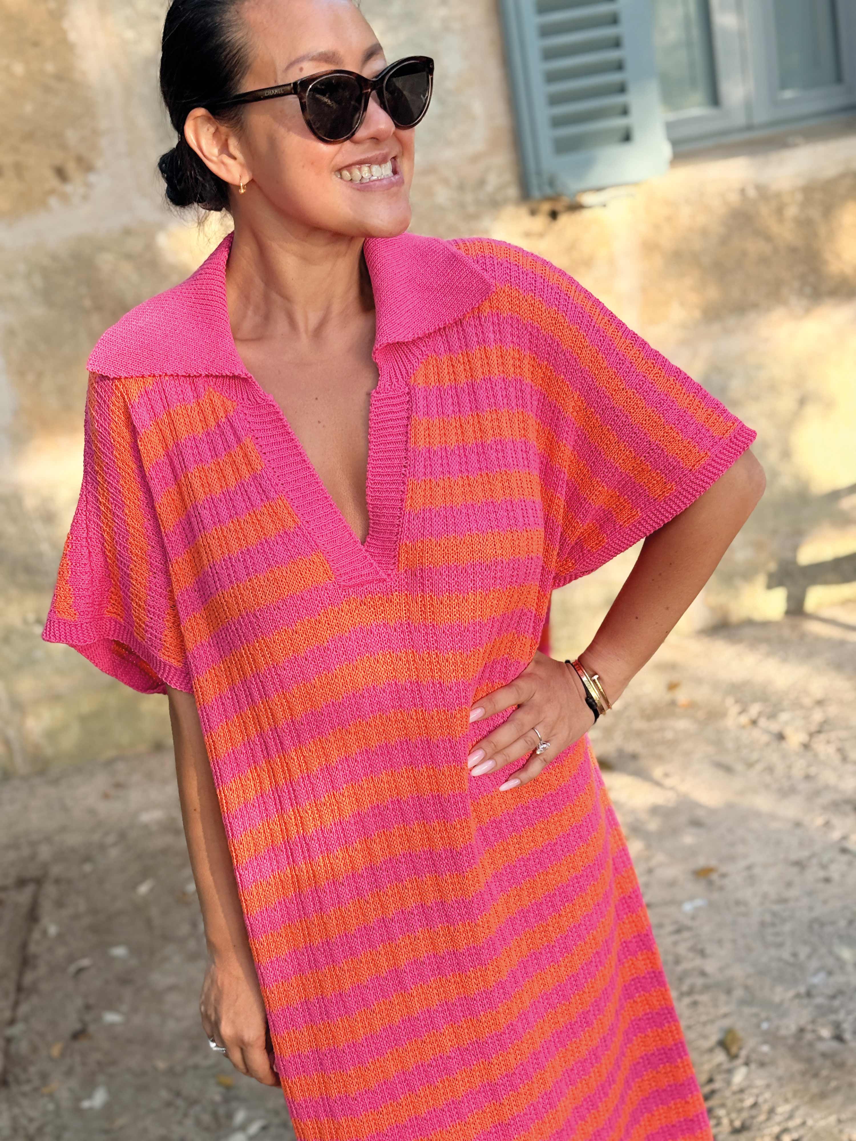 Häkelkleid Manacor - ONESIZE - STRIPES Lollipop Häkelkleid Manacor - ONESIZE - STRIPES Lollipop