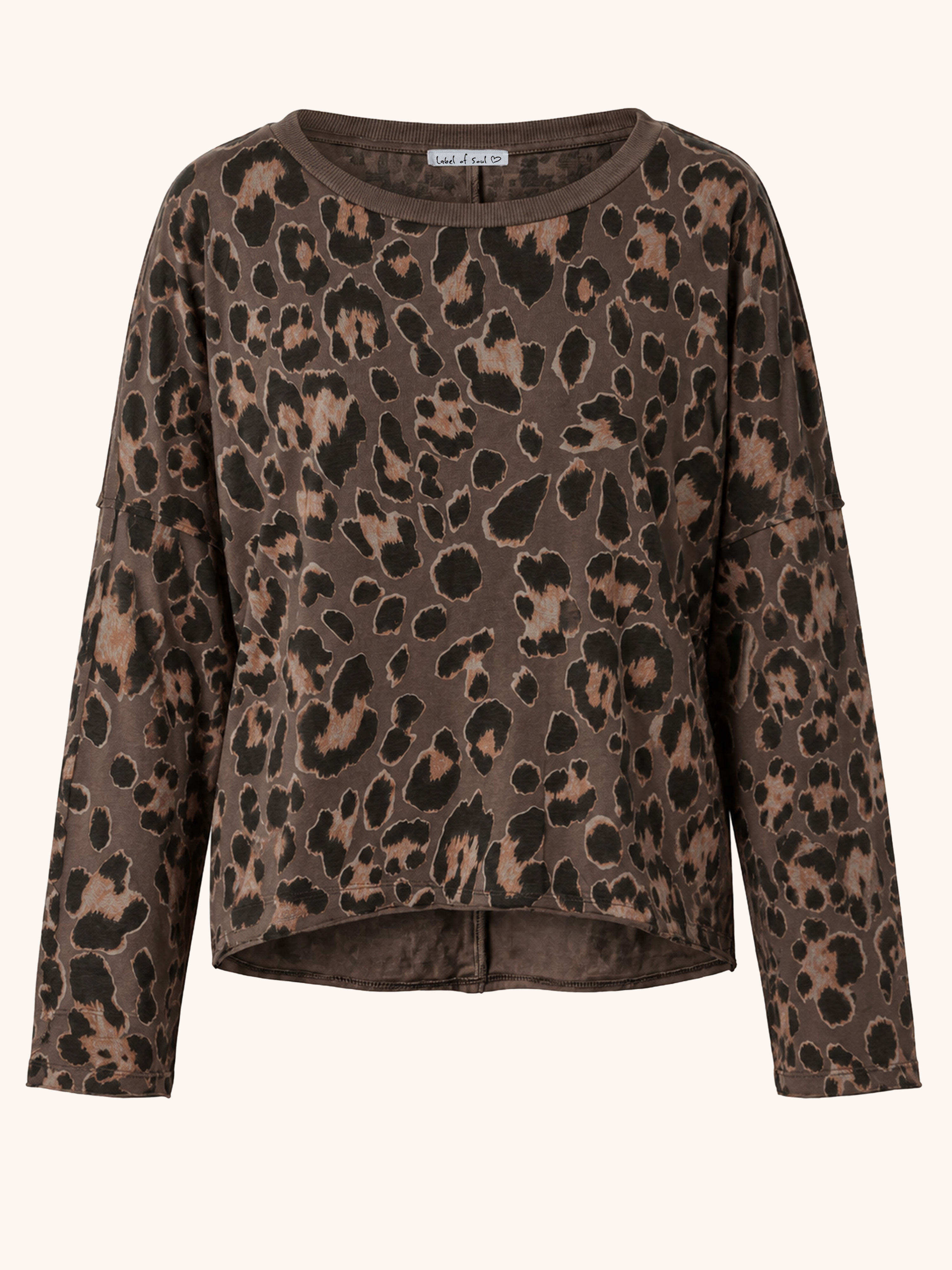 Basic Oversize Loungewear Shirt - LEO Schoko