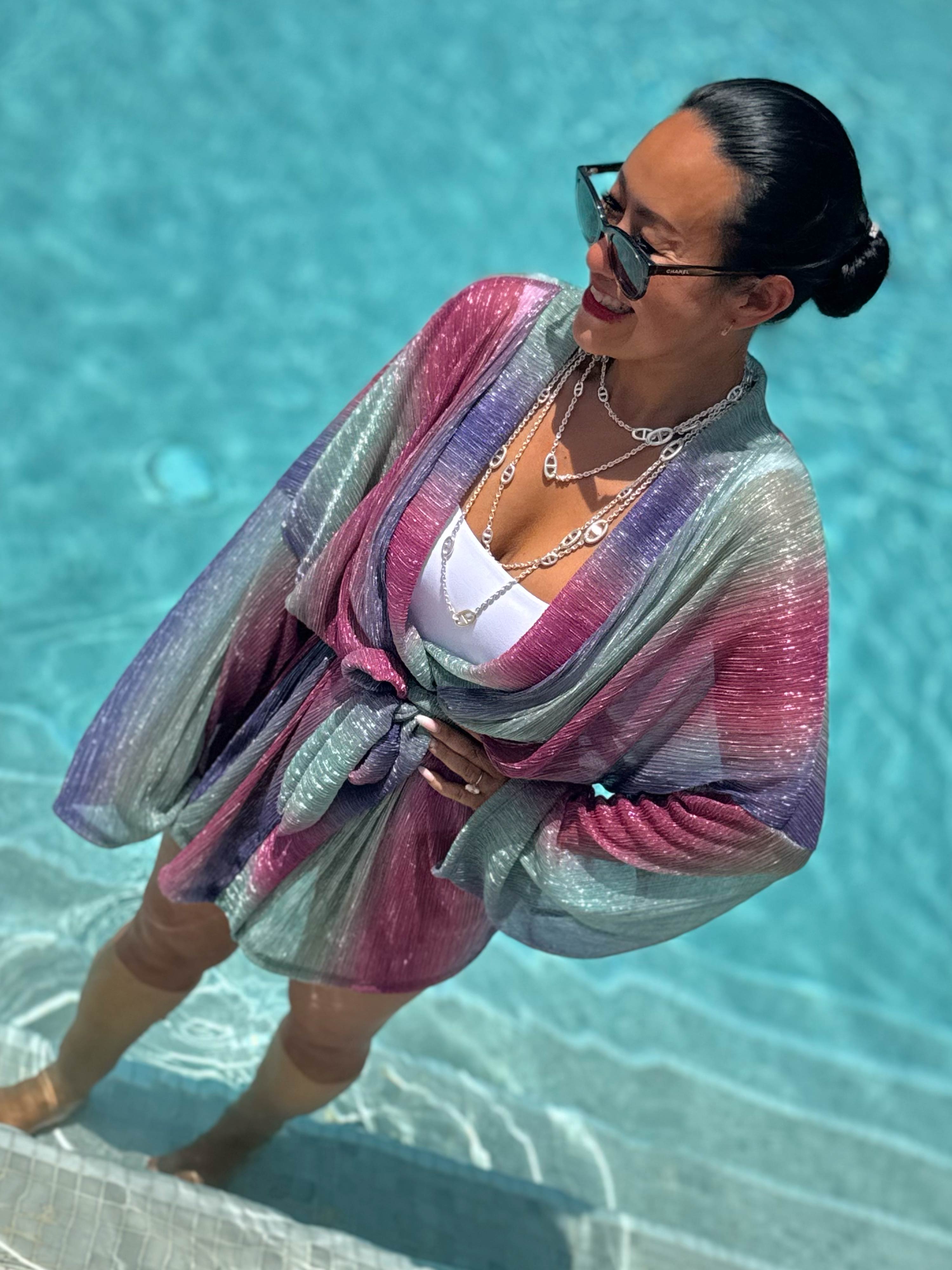 Wickel Kimono Jacke - LOTUS - Pink Moon Wickel Kimono Jacke - LOTUS - Pink Moon