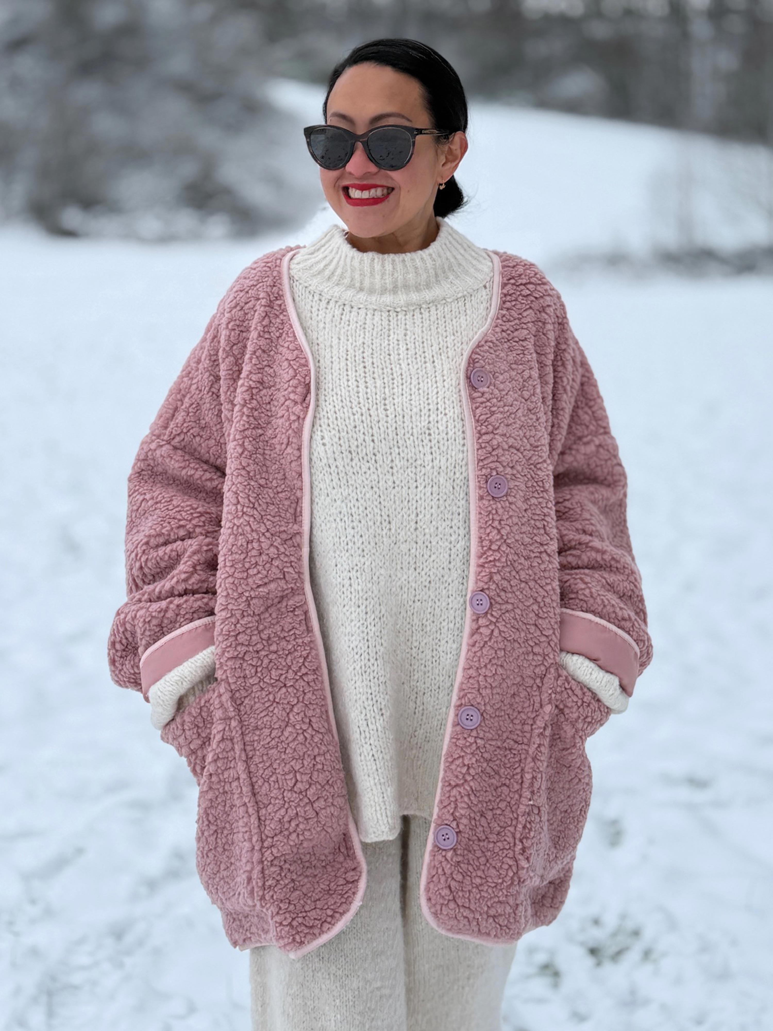 Teddylook Oversize Jacke - ICON - Blush