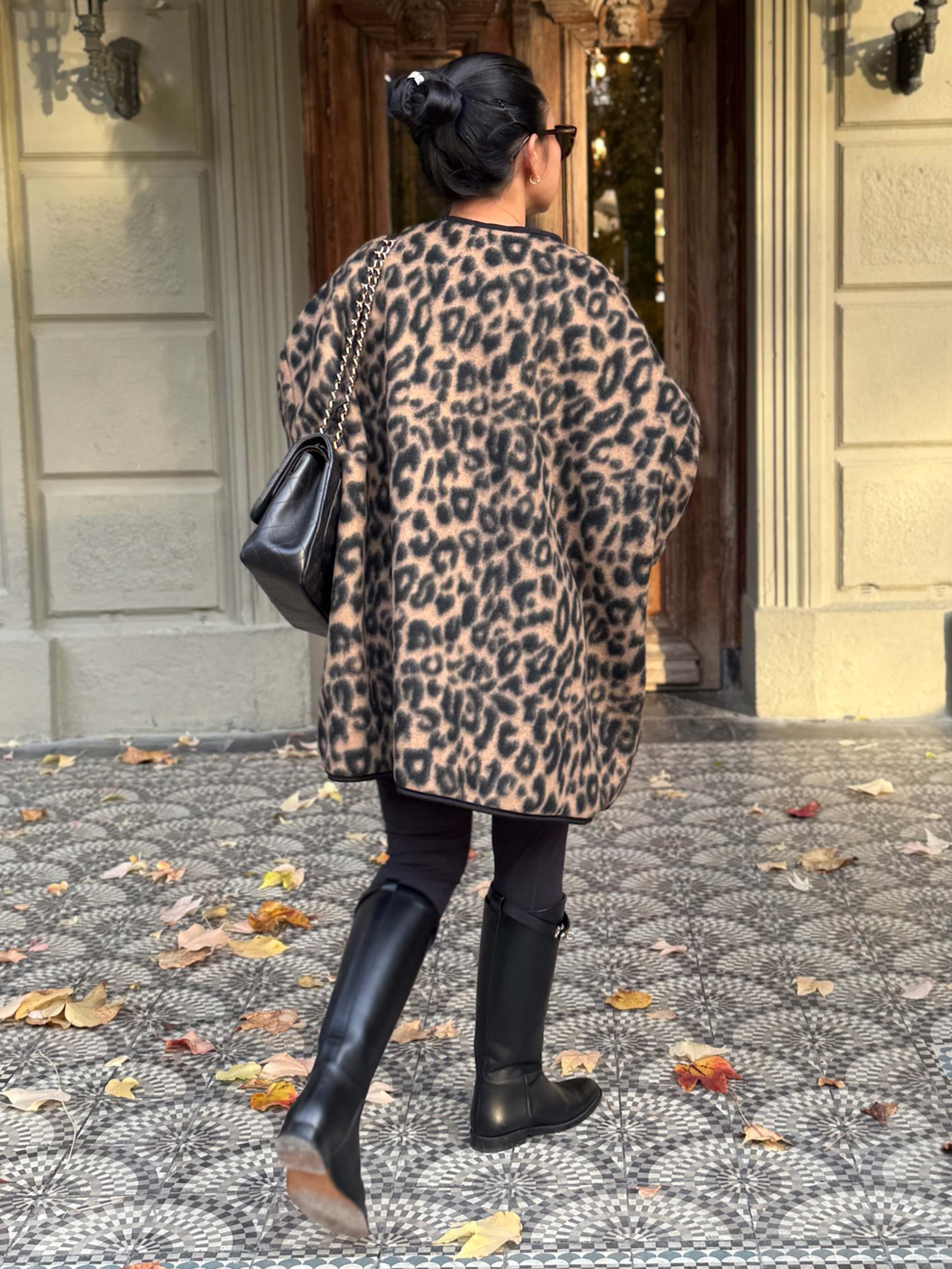 Oversize Jacke Button - SIGNATURE - Leo Camel