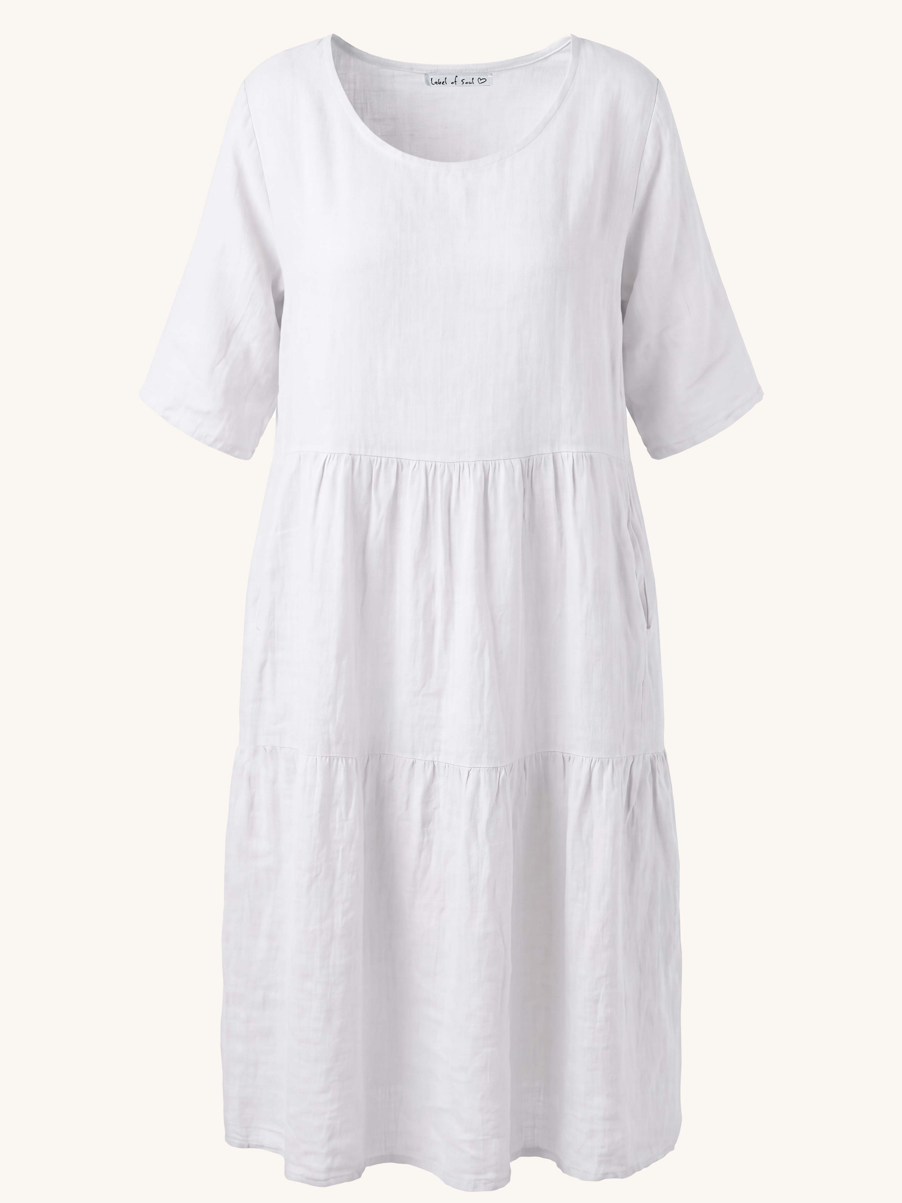 Leinenkleid Verona - Weiss
