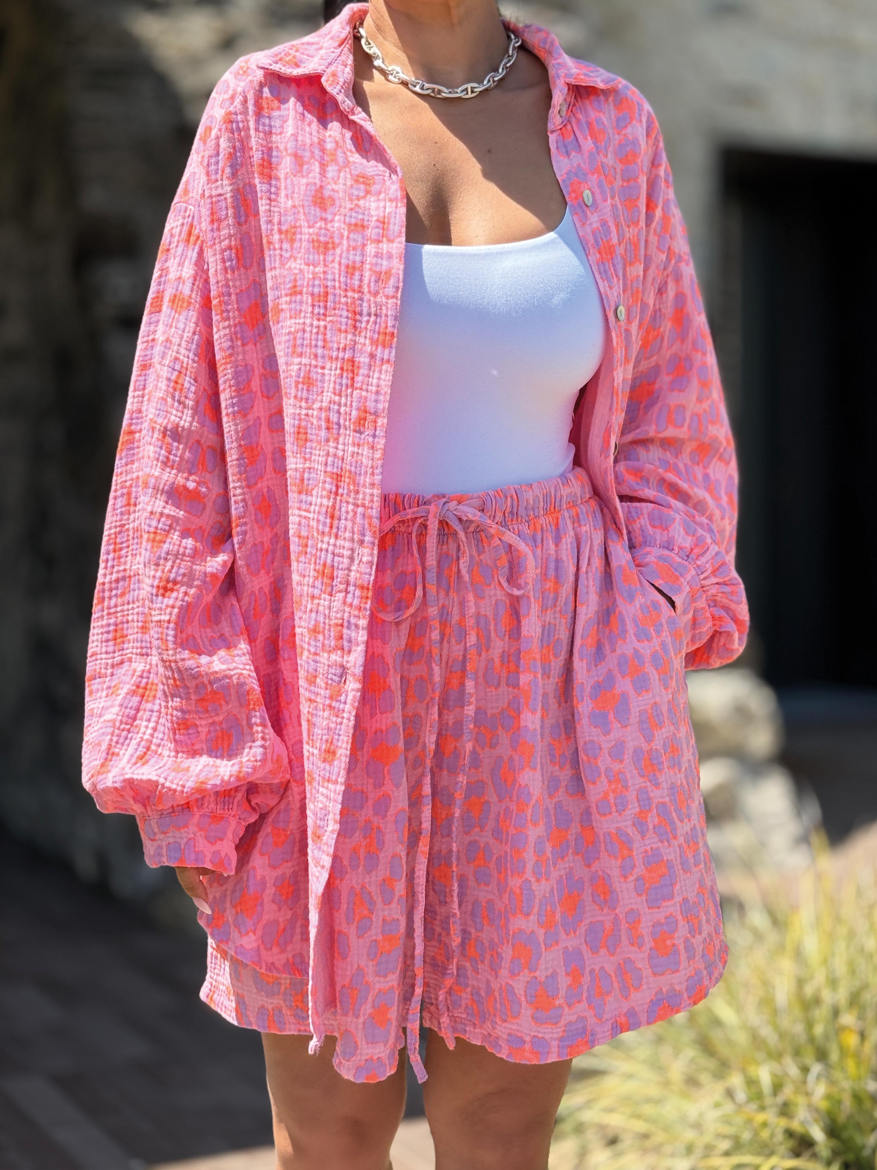 Musselin Bermuda Shorts - SUMMER BREEZE - Leo Candy Musselin Bermuda Shorts - SUMMER BREEZE - Leo Candy