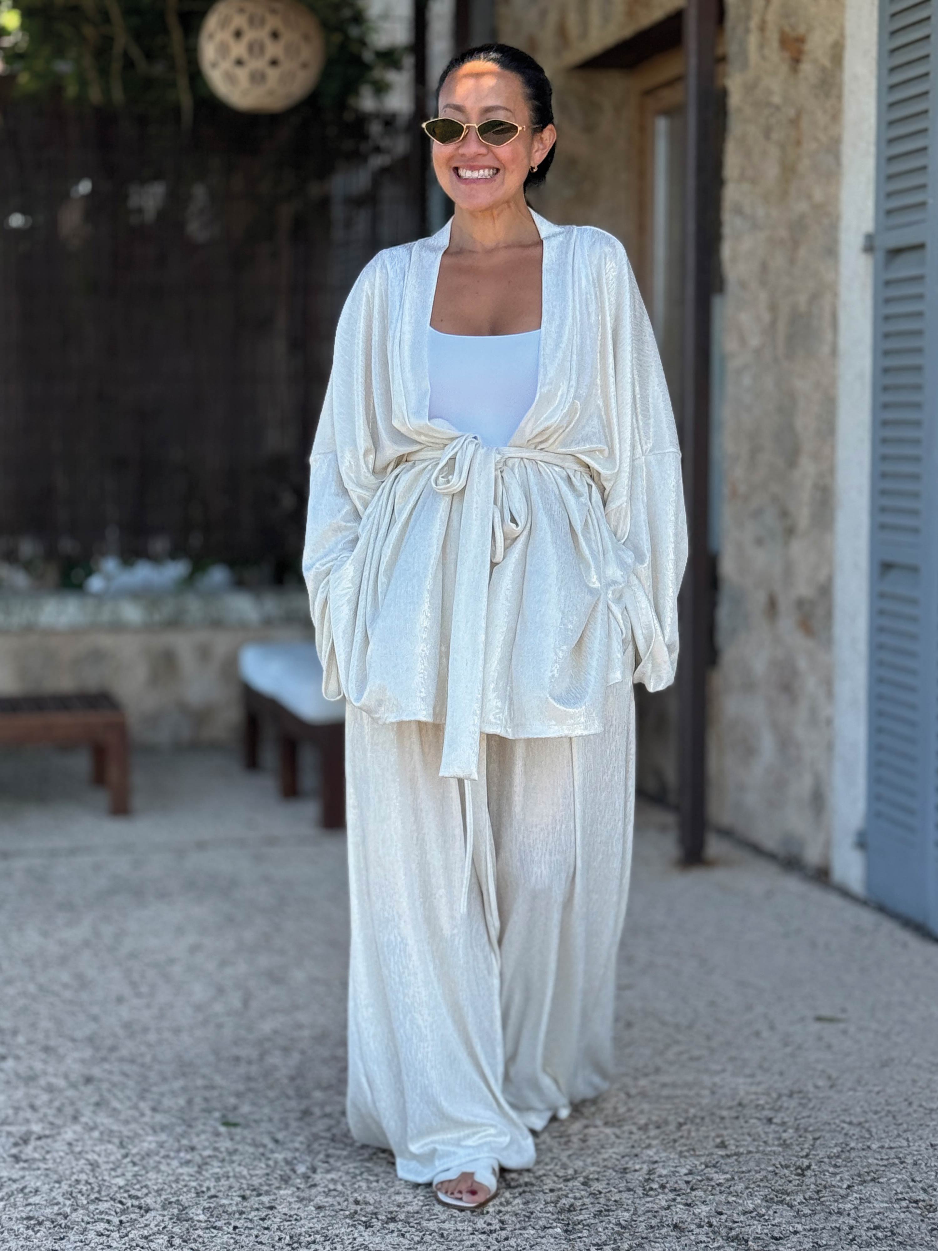 Palazzo Oversize Hose - LOTUS - Pearl Palazzo Oversize Hose - LOTUS - Pearl