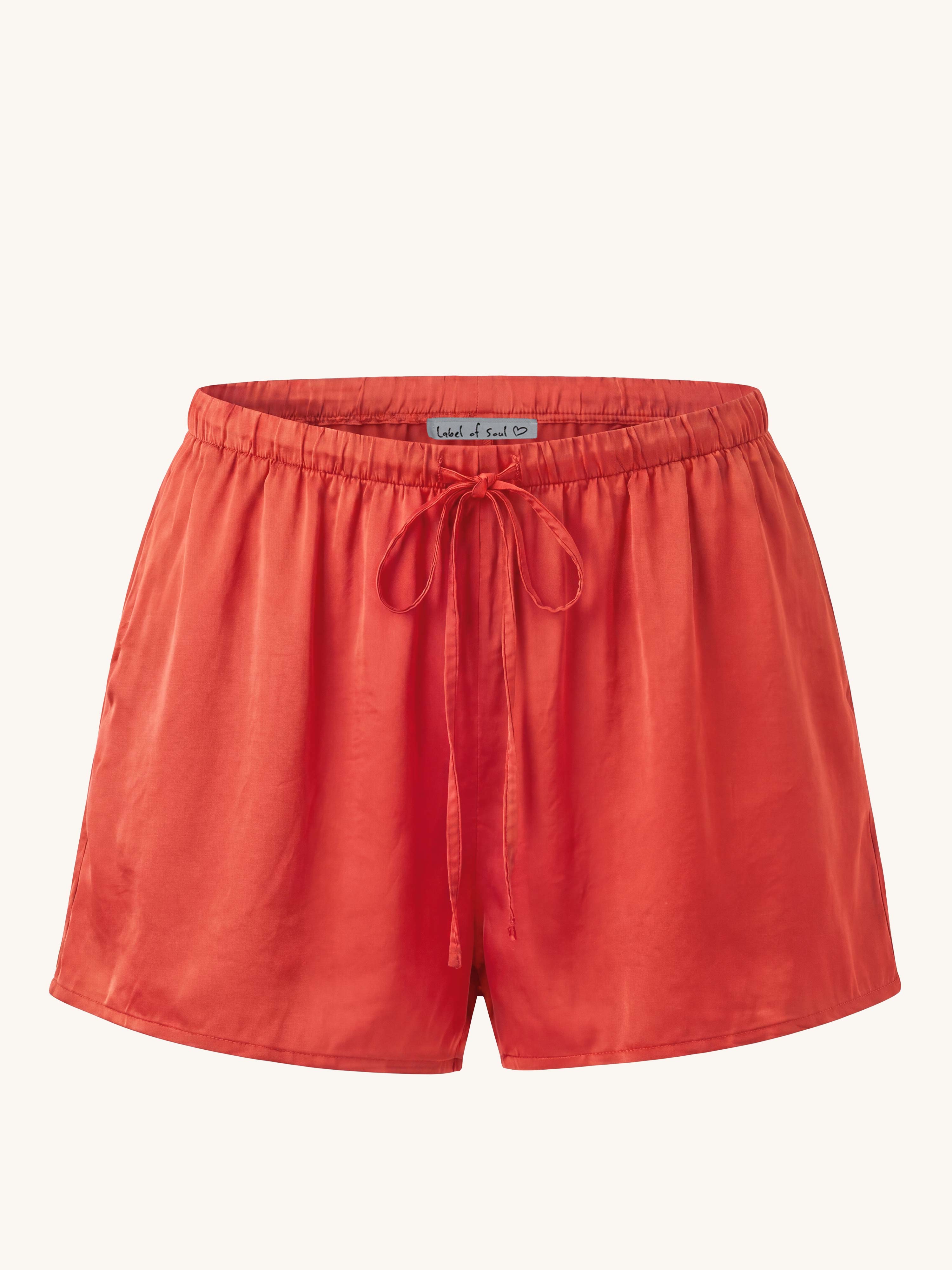 Viskose Bermuda Shorts - ELEGANCE - Watermelon