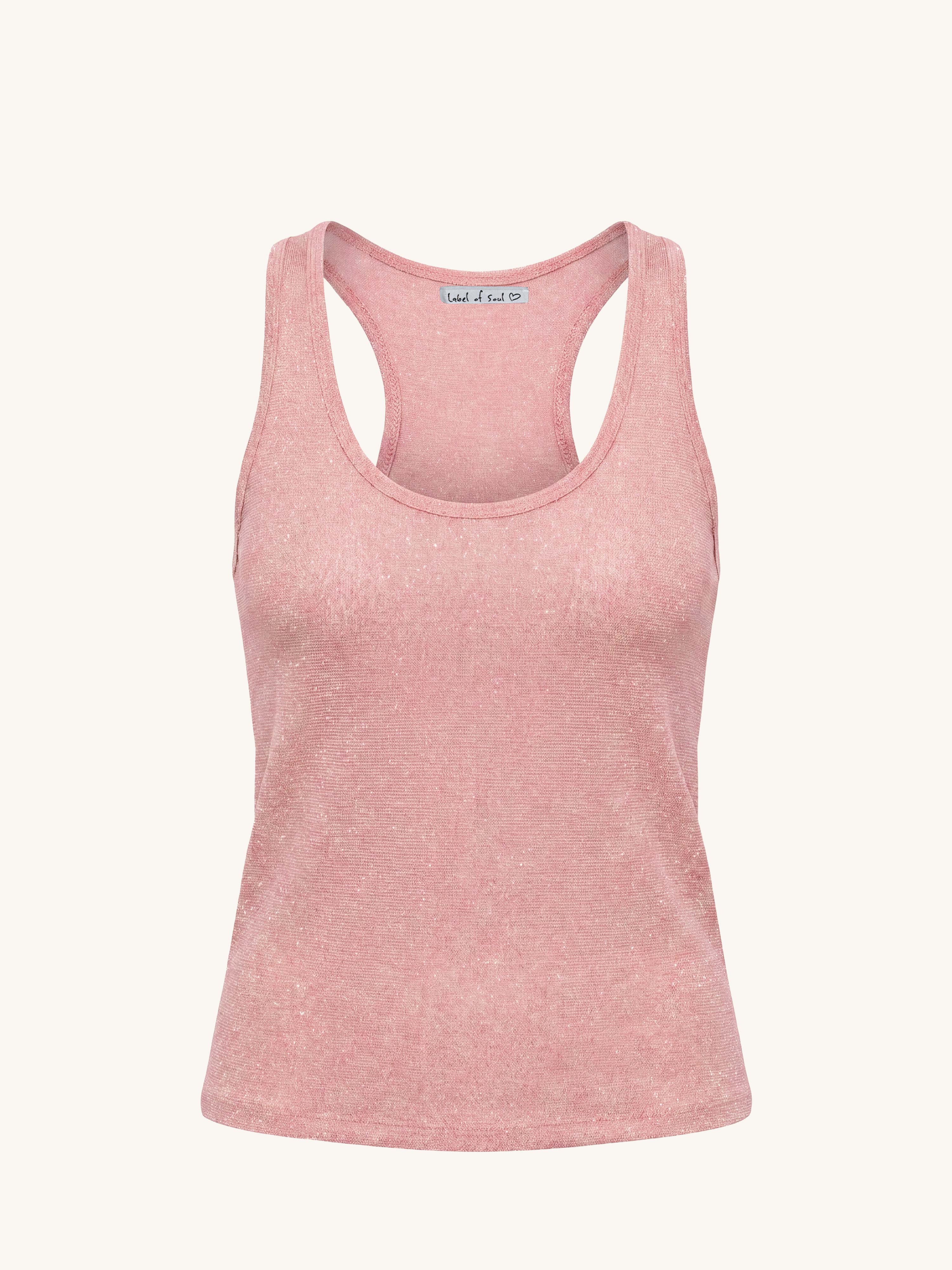 Basic Top - SPARKLE - Rosa