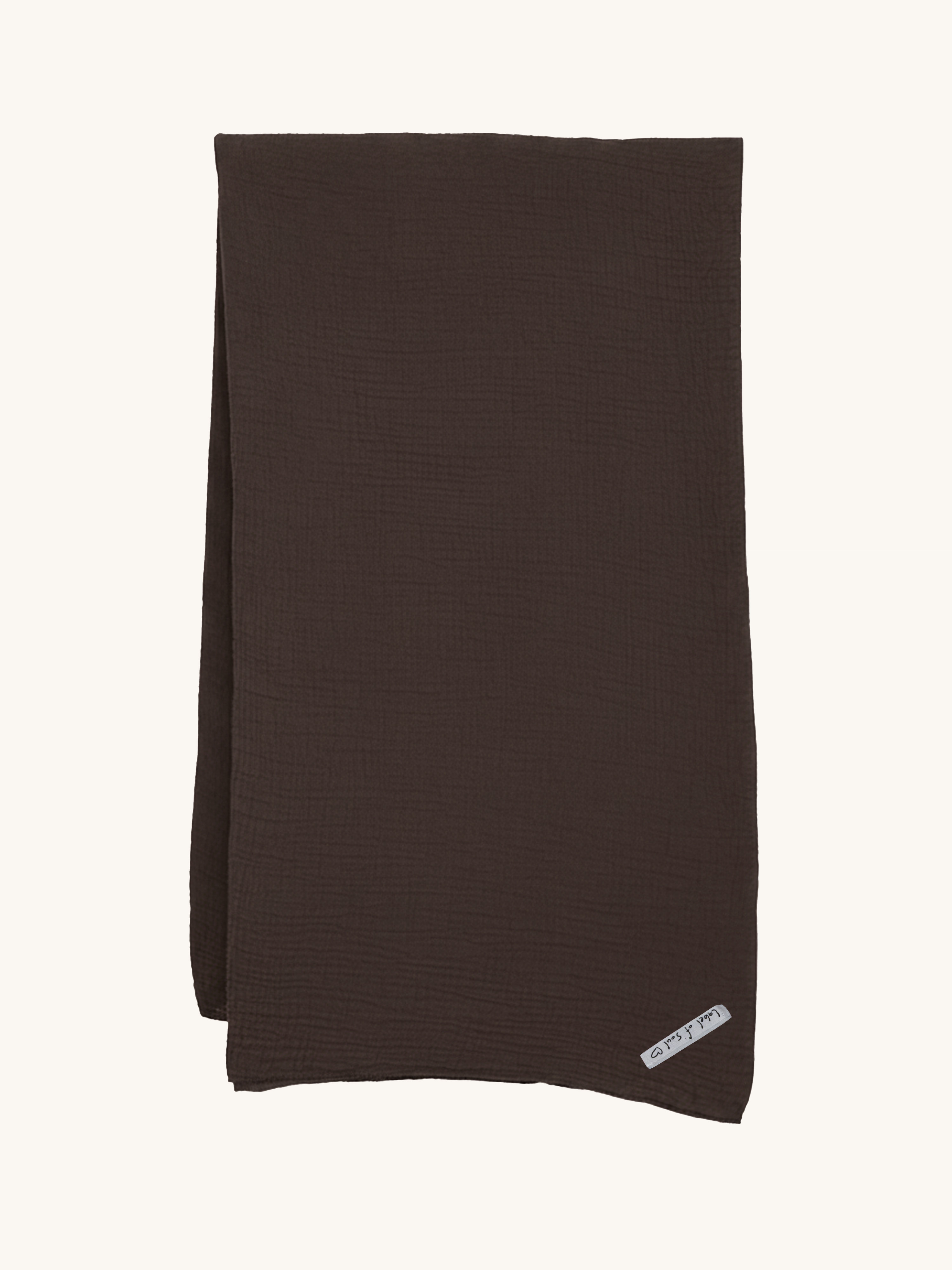 Musselin Maxi Schal - Schoko Musselin Maxi Schal - Schoko