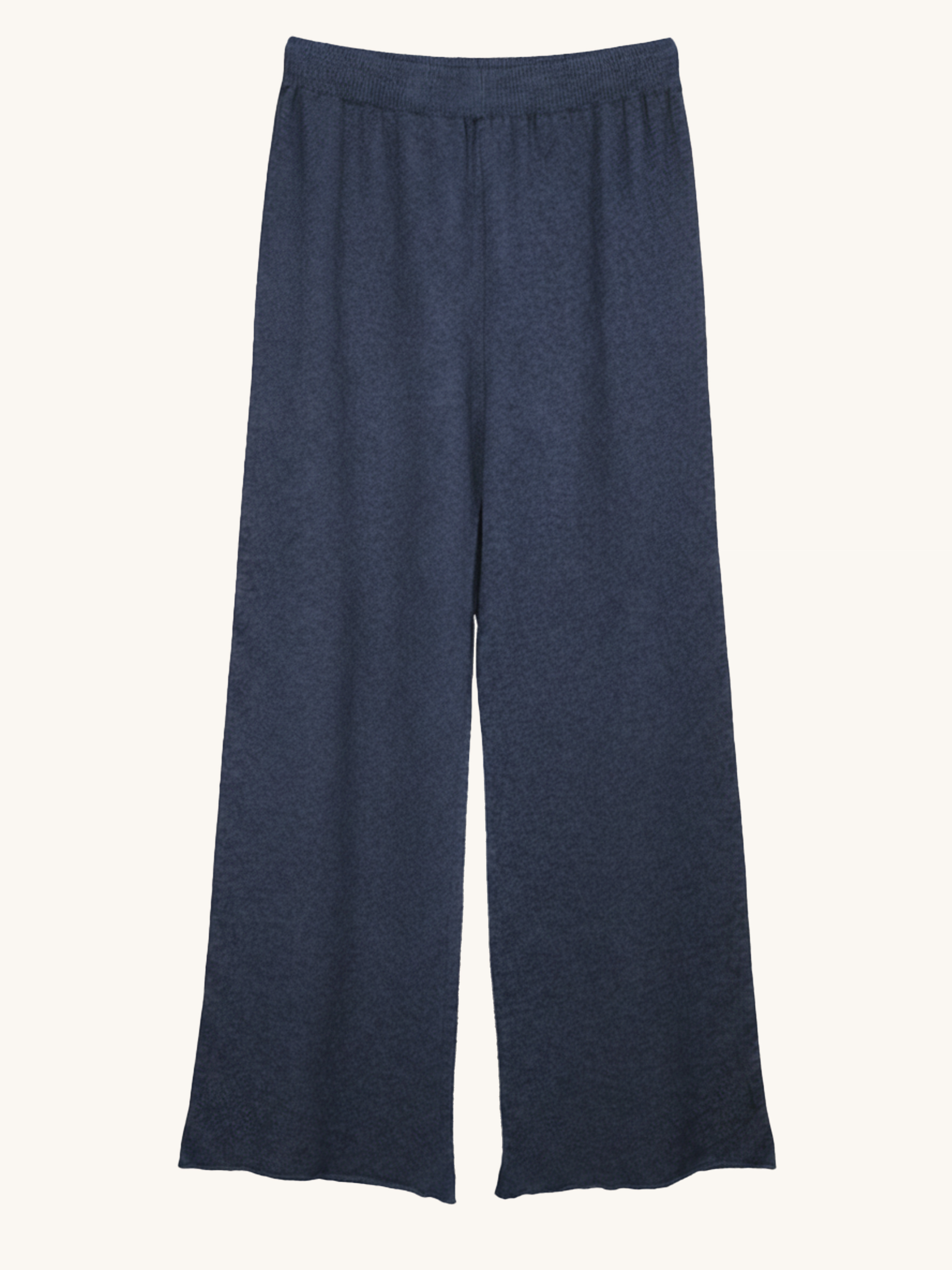 Viskose Strickhose - Navy