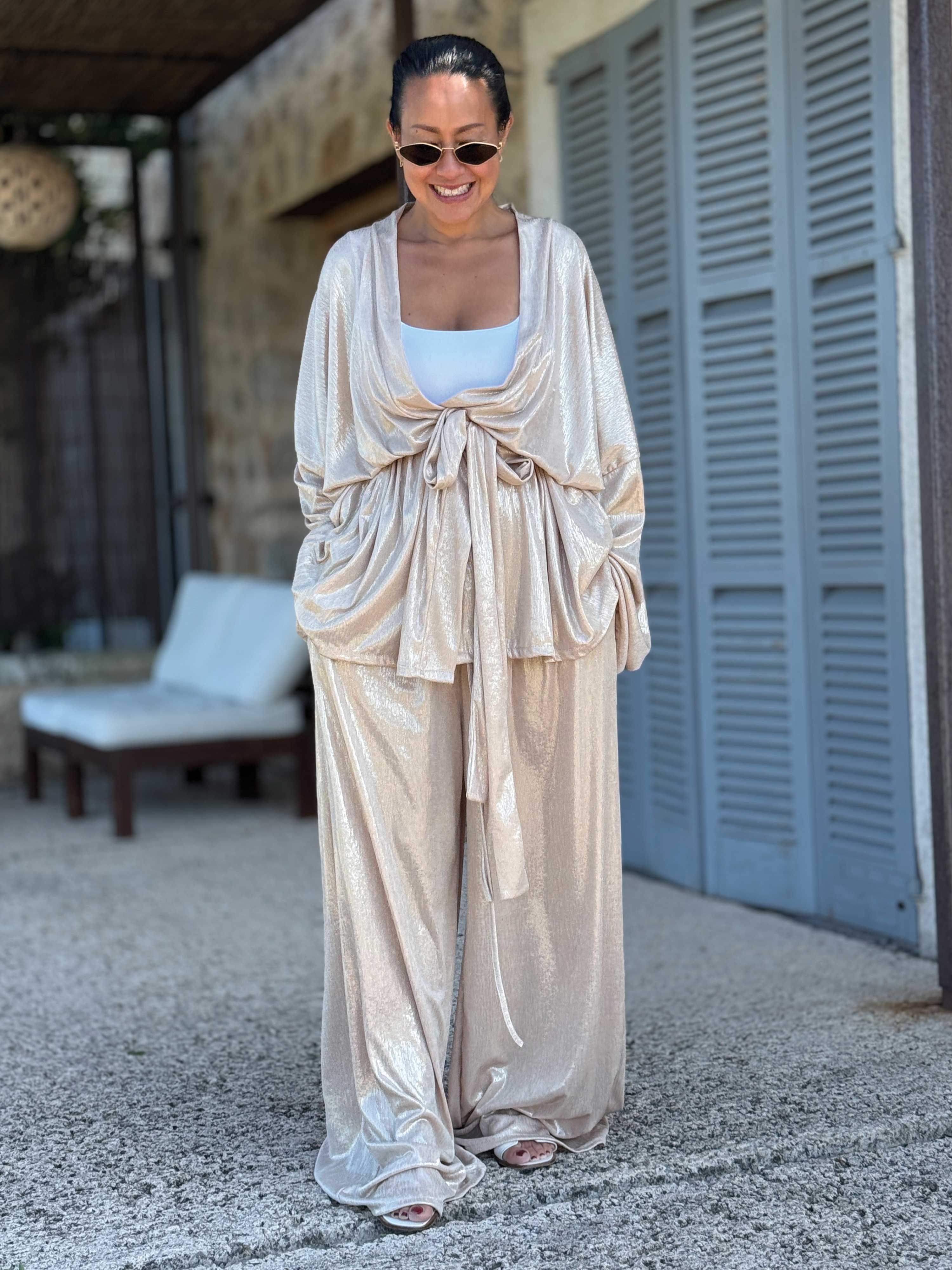 Palazzo Oversize Hose - LOTUS - Gold Palazzo Oversize Hose - LOTUS - Gold