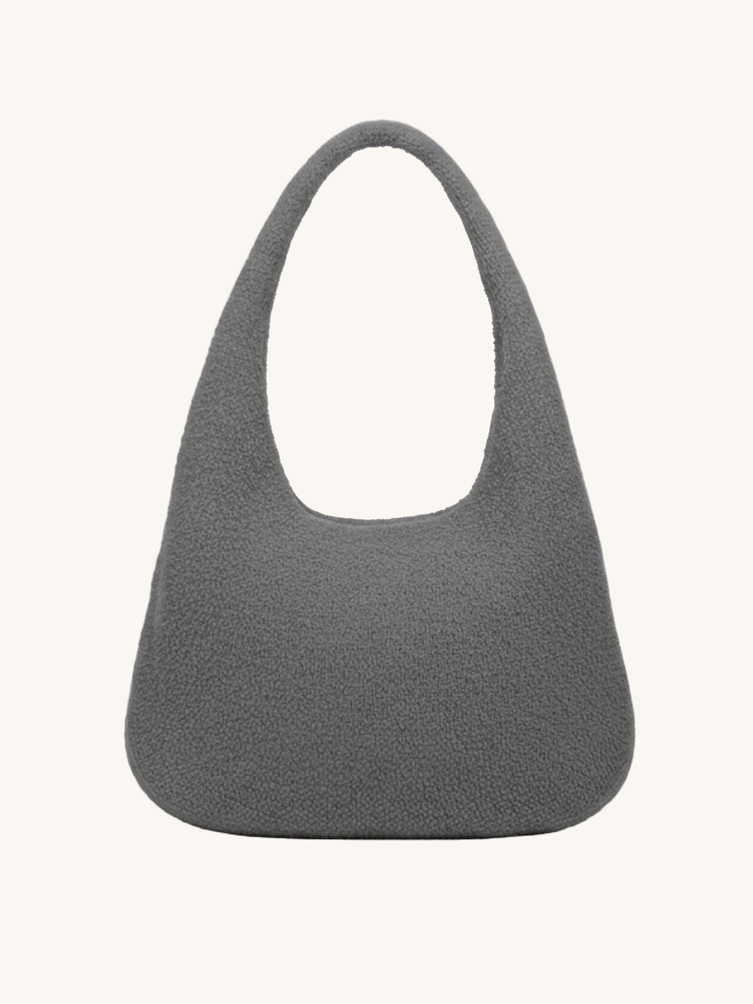 Bouclé Tasche - Anthrazit