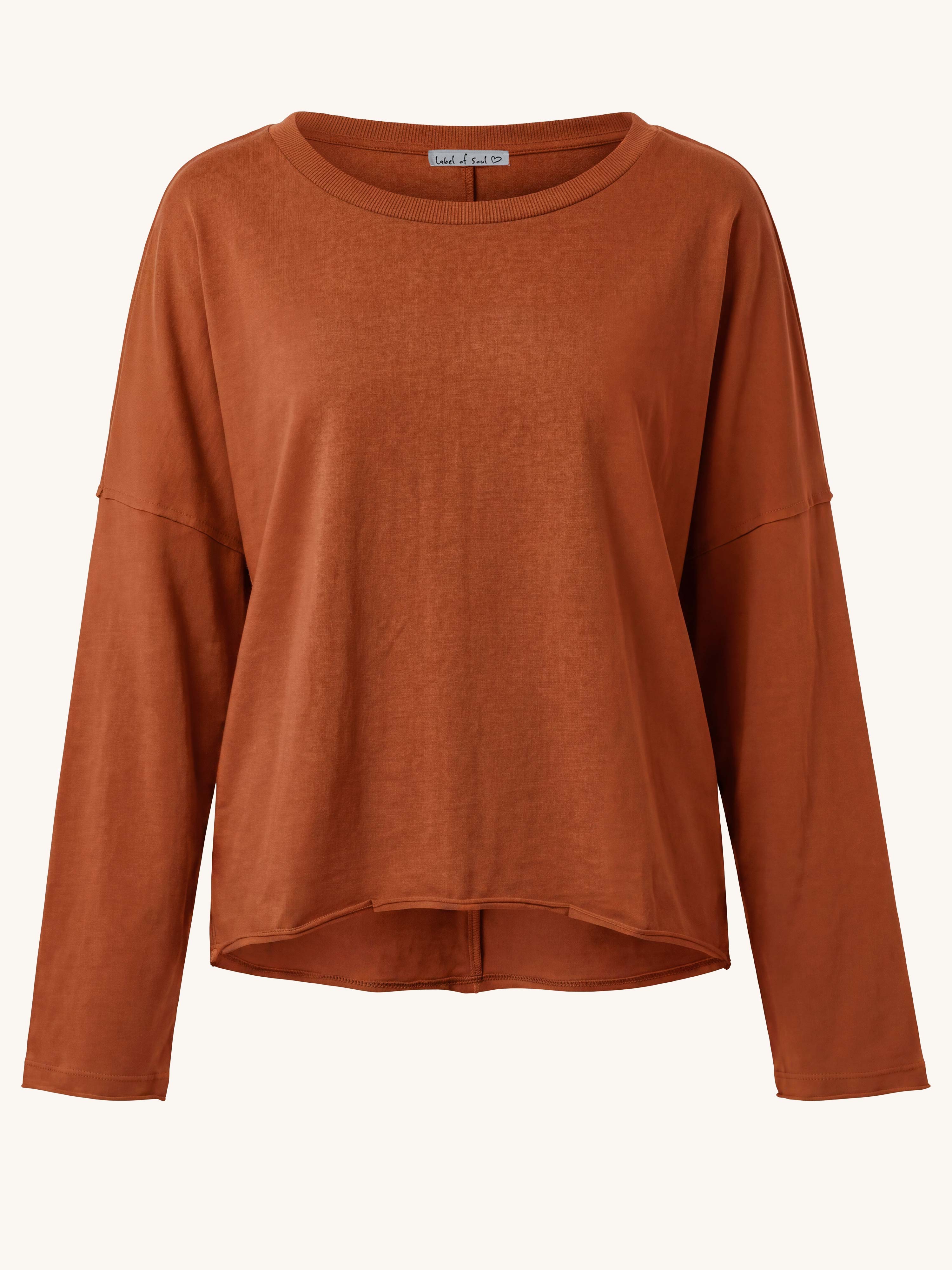 Basic Oversize Loungewear Shirt - Terracotta