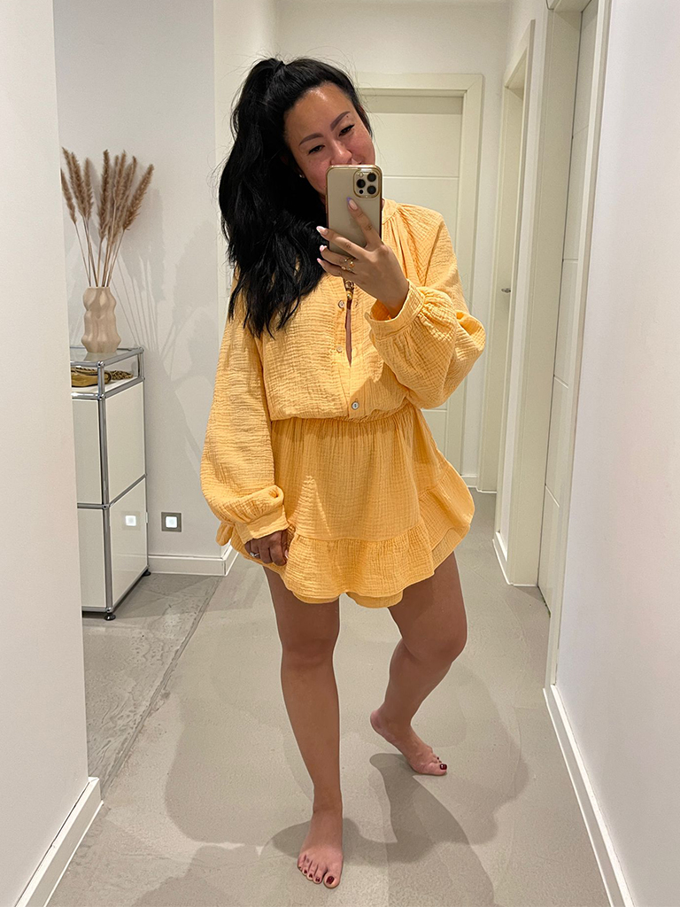HS-8819-Melone-2 Musselin Overall MYKONOS - Melone