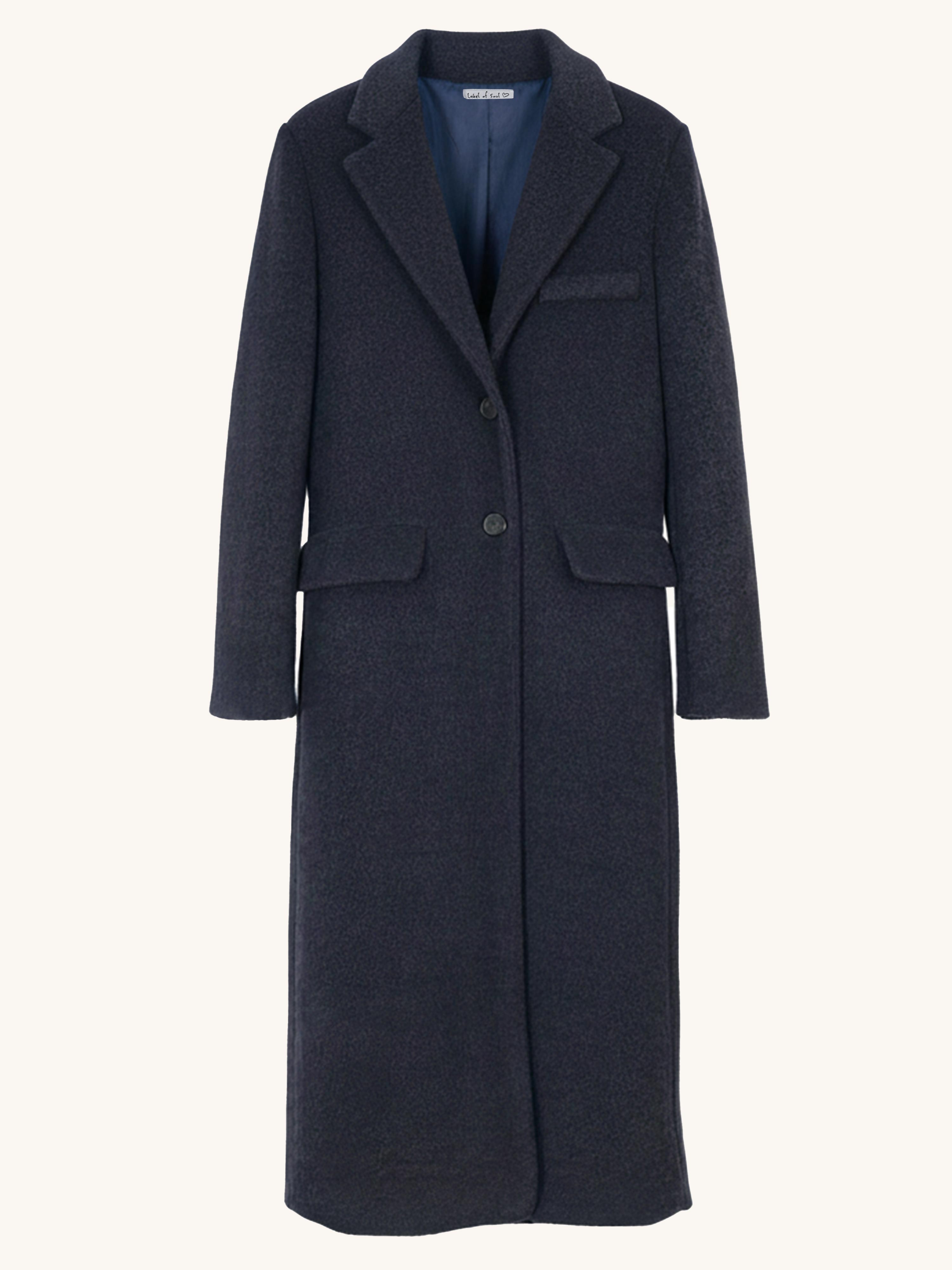Oversize Blazer Mantel - SIGNATURE - Navy