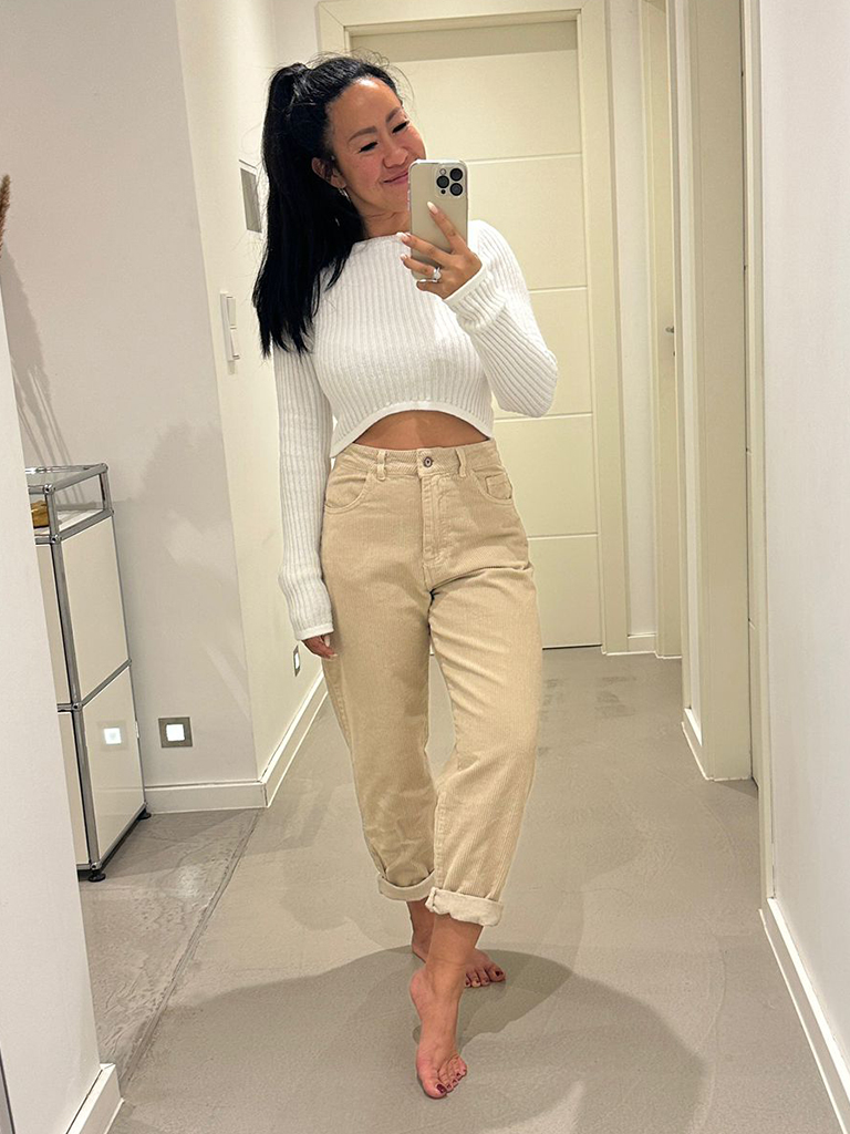 MOM Cordhose - Cremebeige