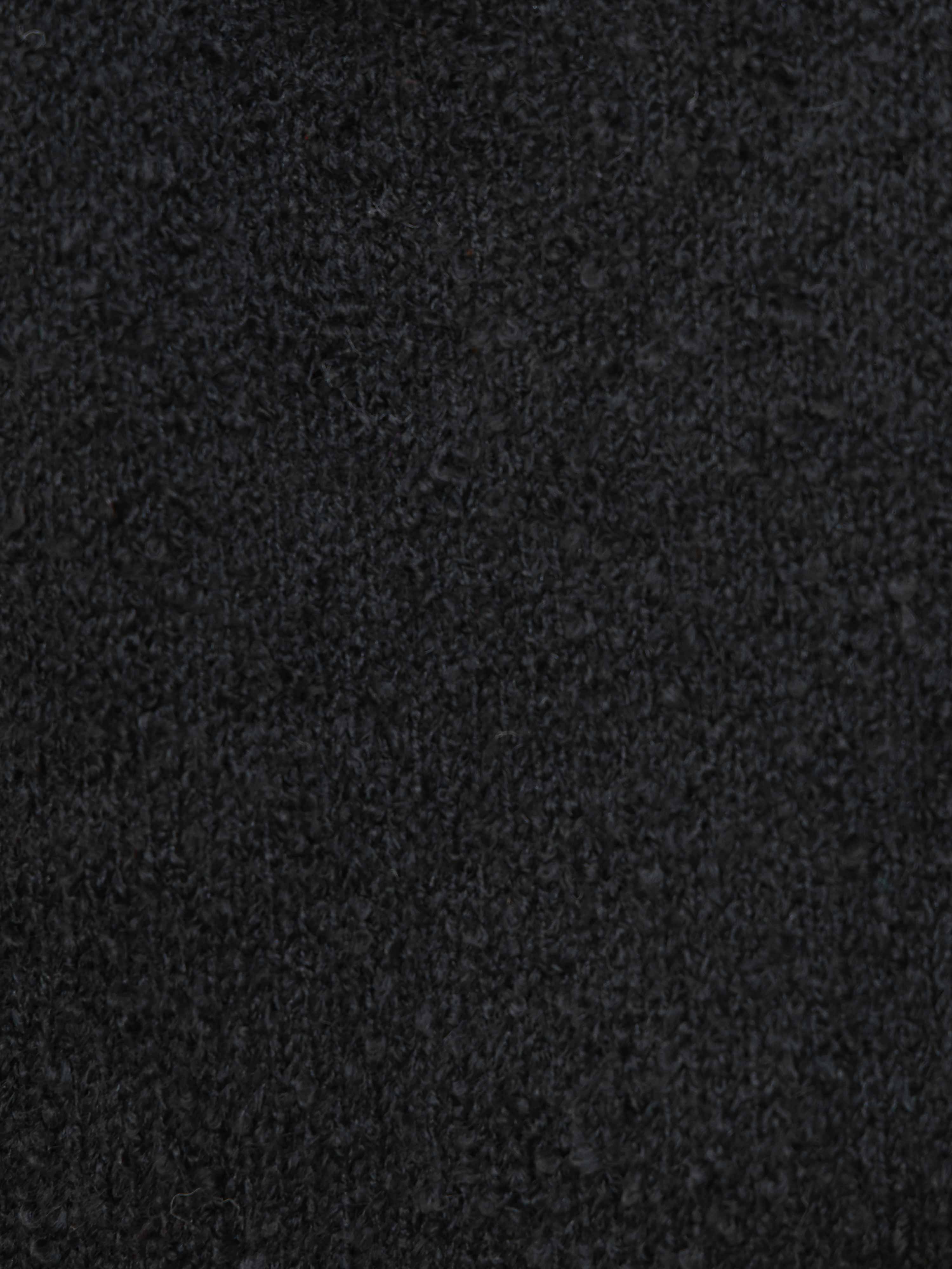 Bouclé Strick Beutel Tasche - Schwarz Bouclé Strick Beutel Tasche - Schwarz