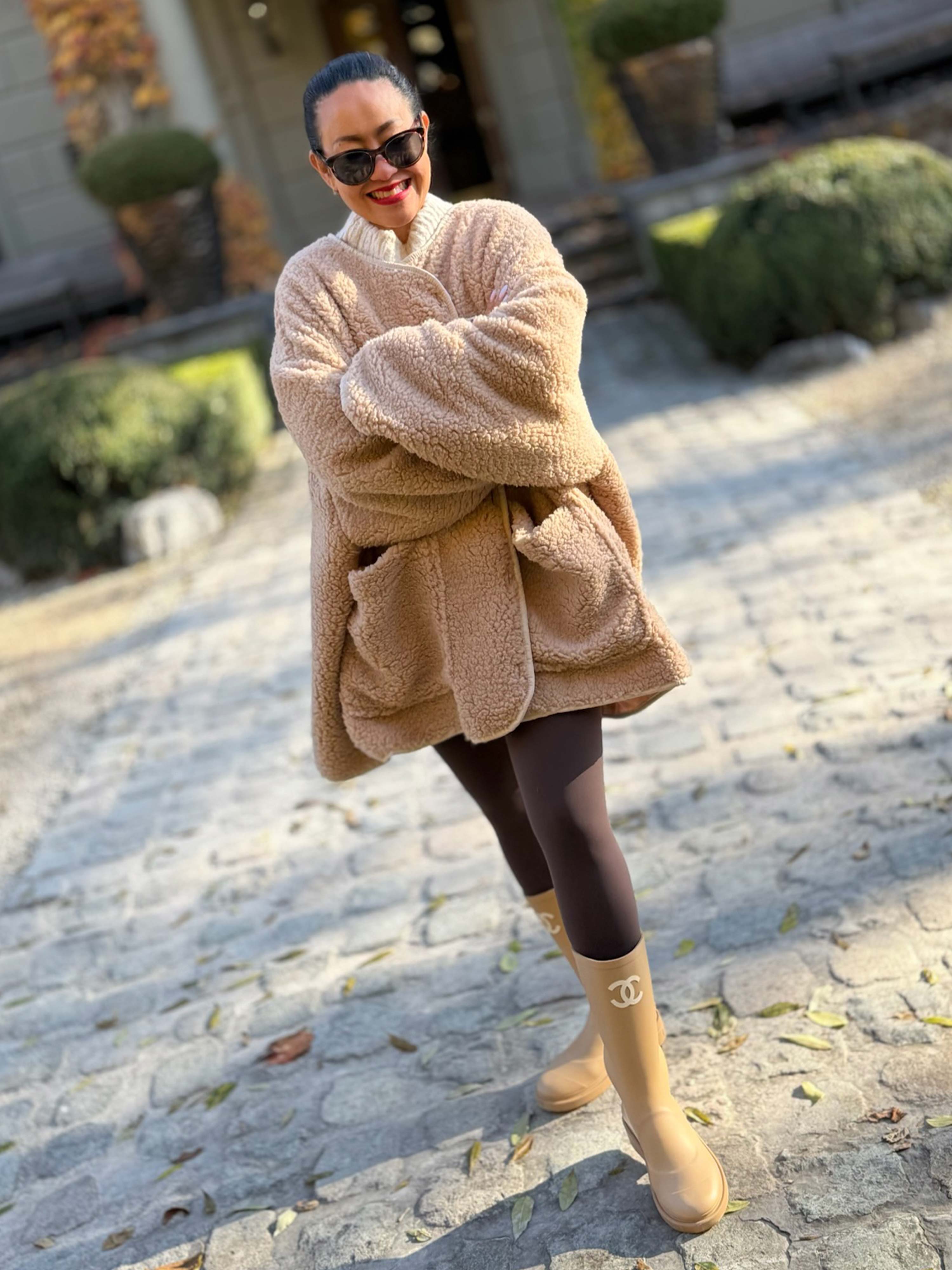 Teddylook Oversize Jacke - ICON - Oatmeal