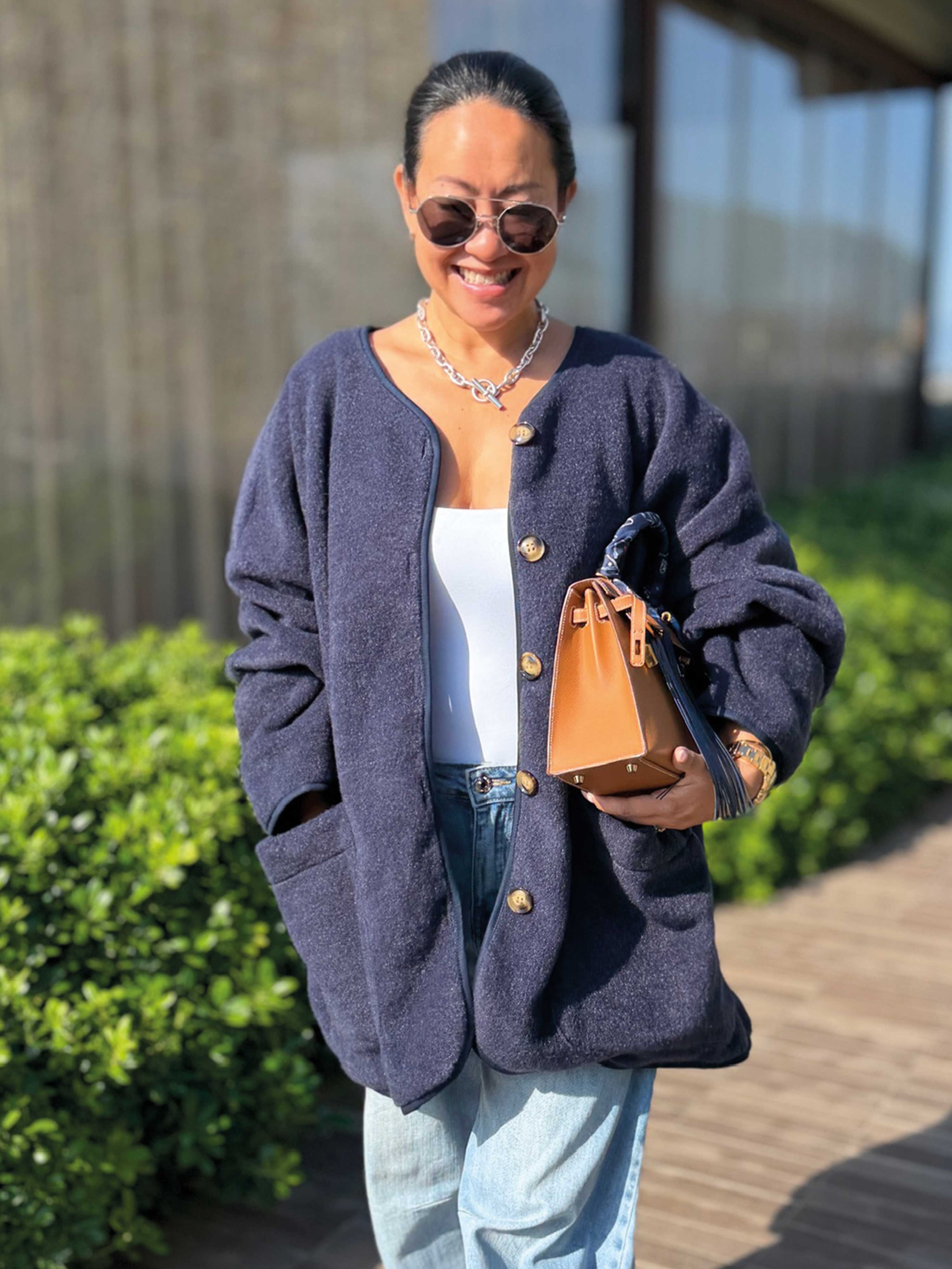 Oversize Jacke - SIGNATURE - Navy