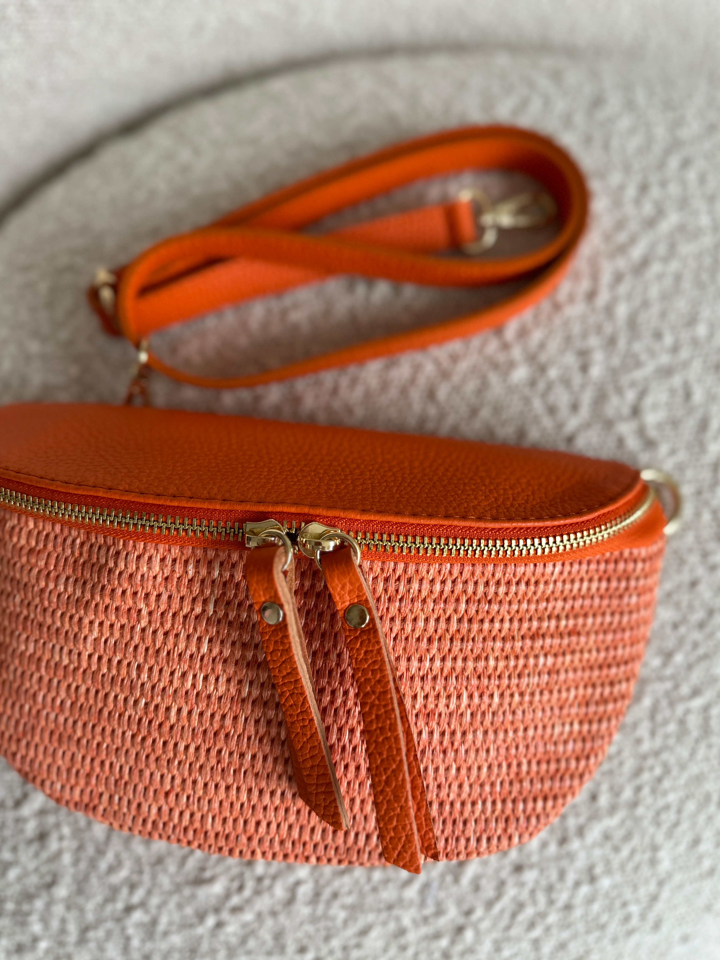 9478-Orange-2 Summer Bumbag - Orange
